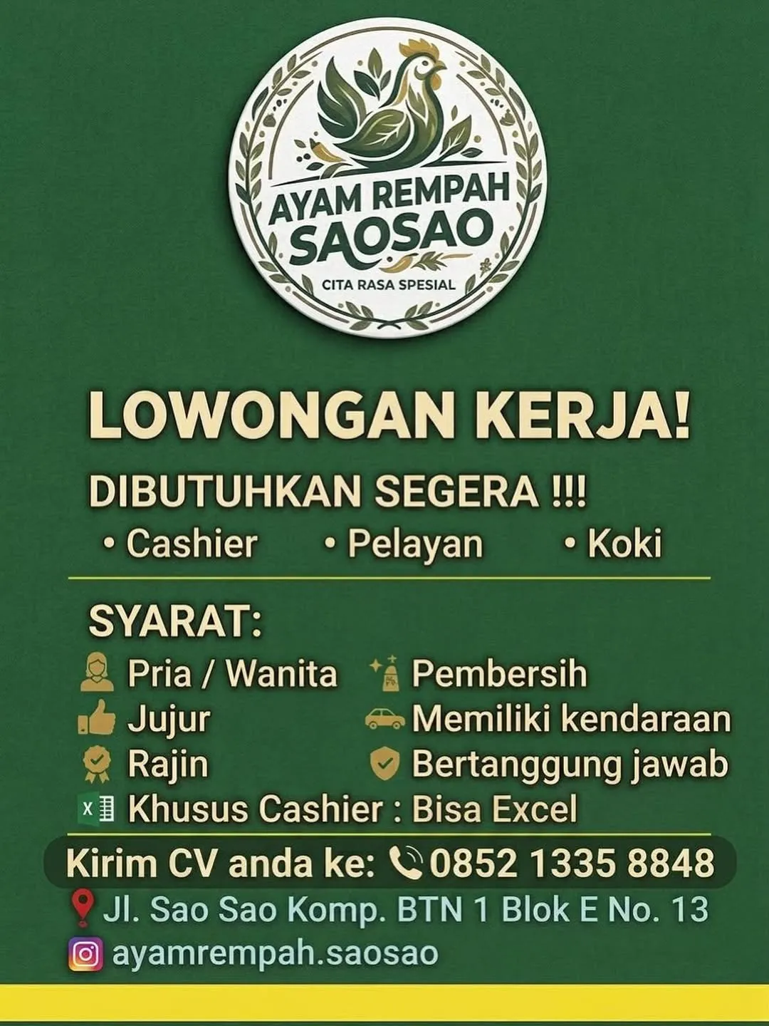 Logo Ayam Rempah Saosao