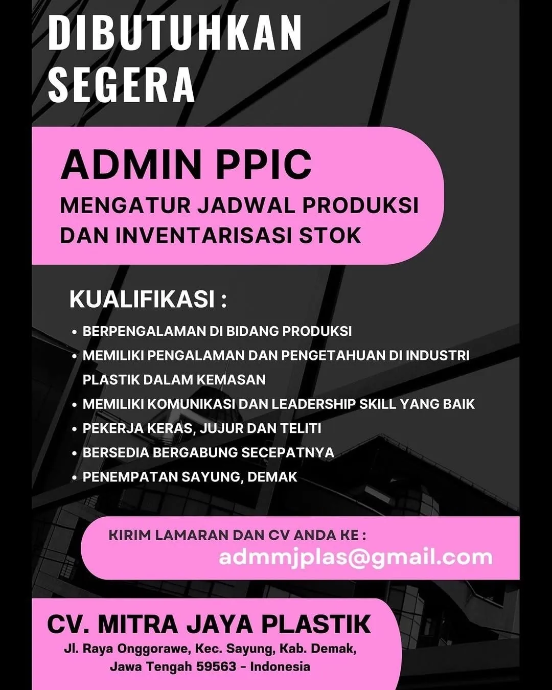 Logo CV. MITRA JAYA PLASTIK
