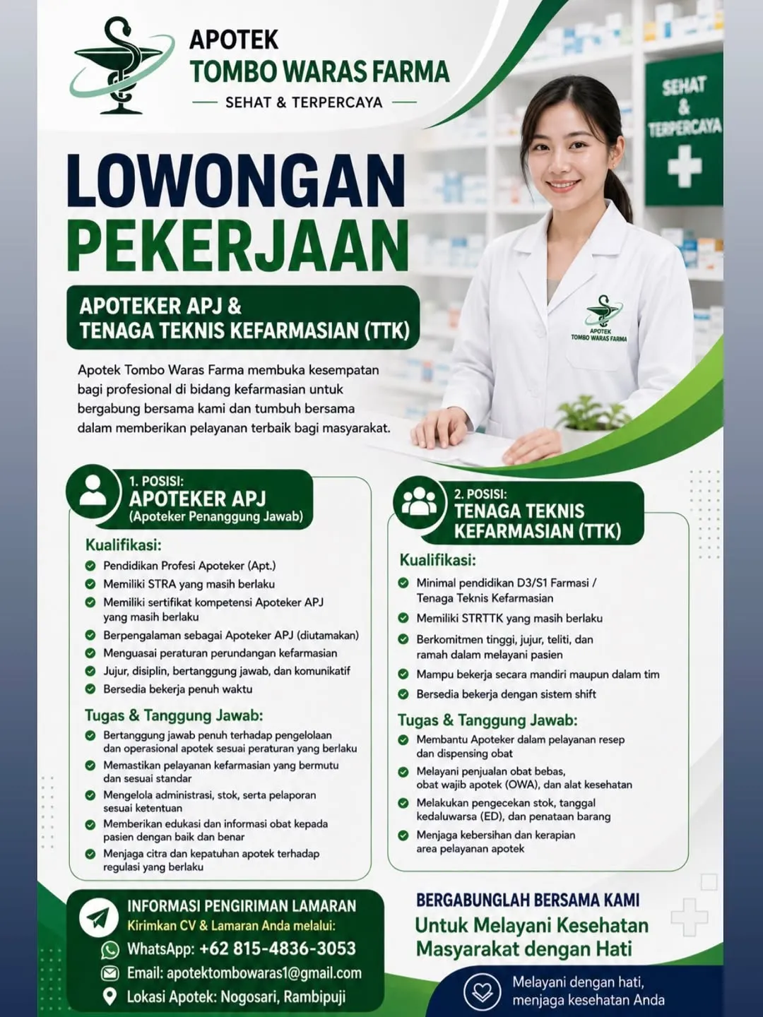 Logo Apotek Tombo Waras Farma