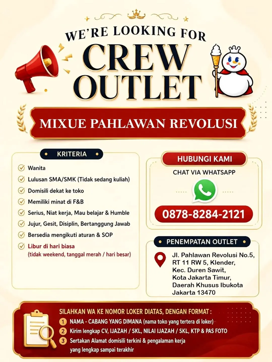 Logo Mixue Pahlawan Revolusi