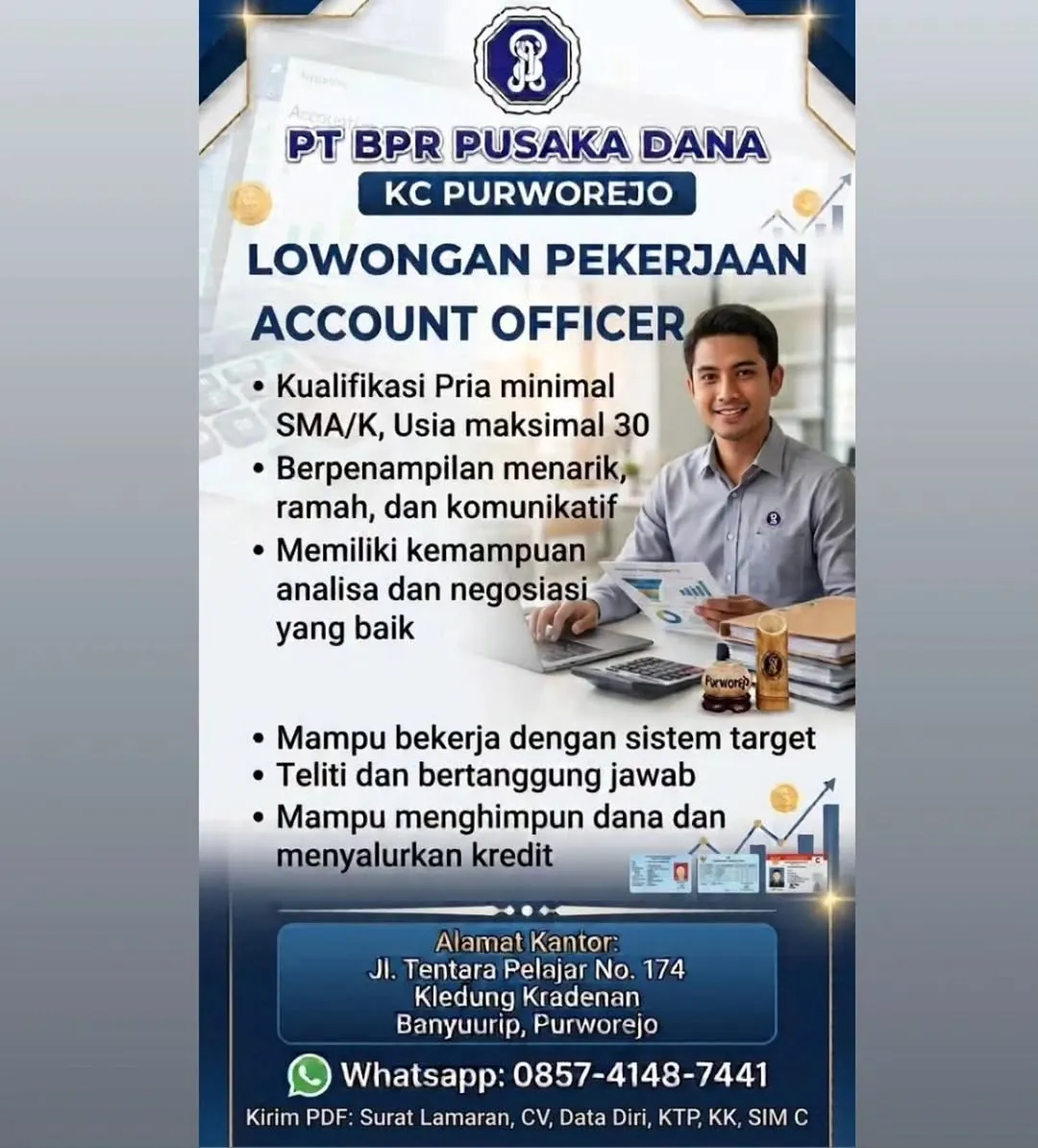 Logo PT BPR Pusaka Dana