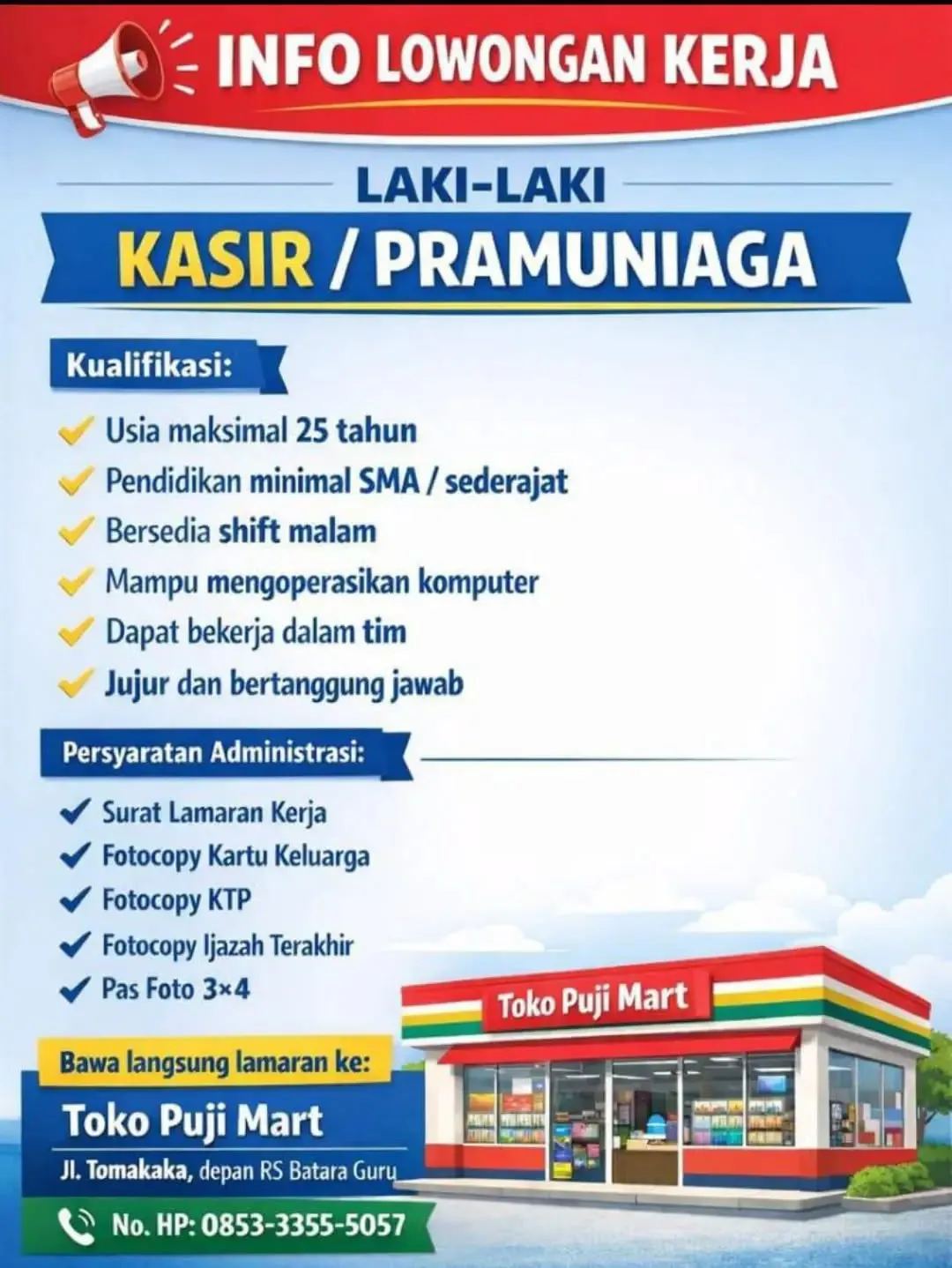 Logo Toko Puji Mart
