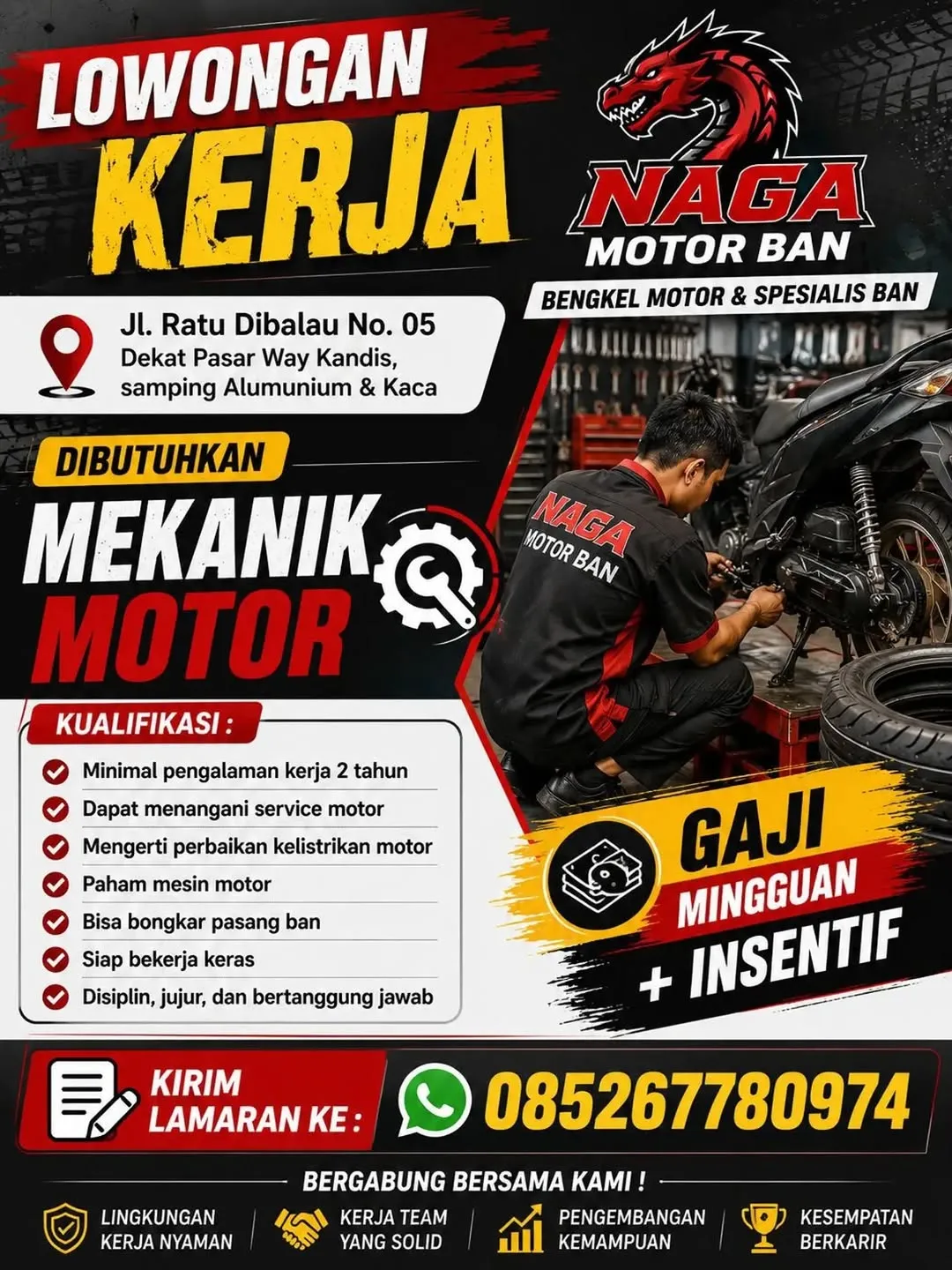 Logo Naga Motor Ban