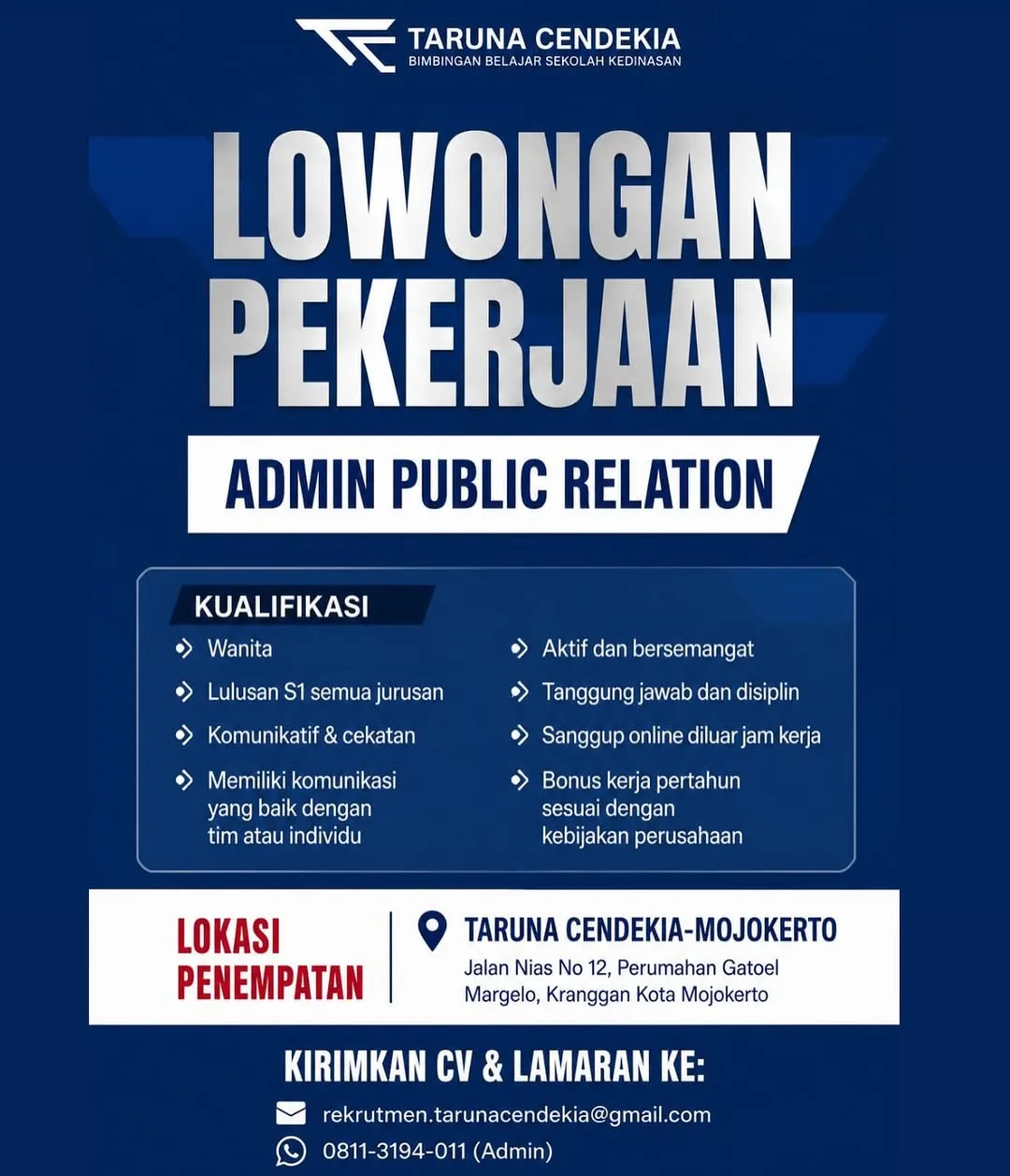Logo TARUNA CENDEKIA