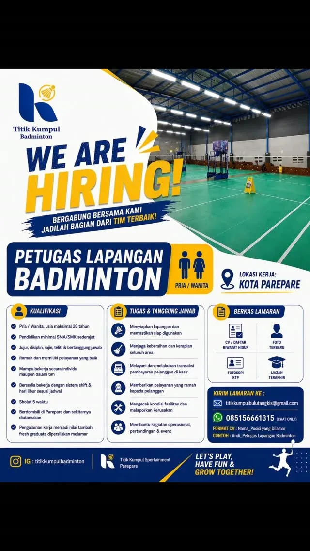 Logo Titik Kumpul Badminton