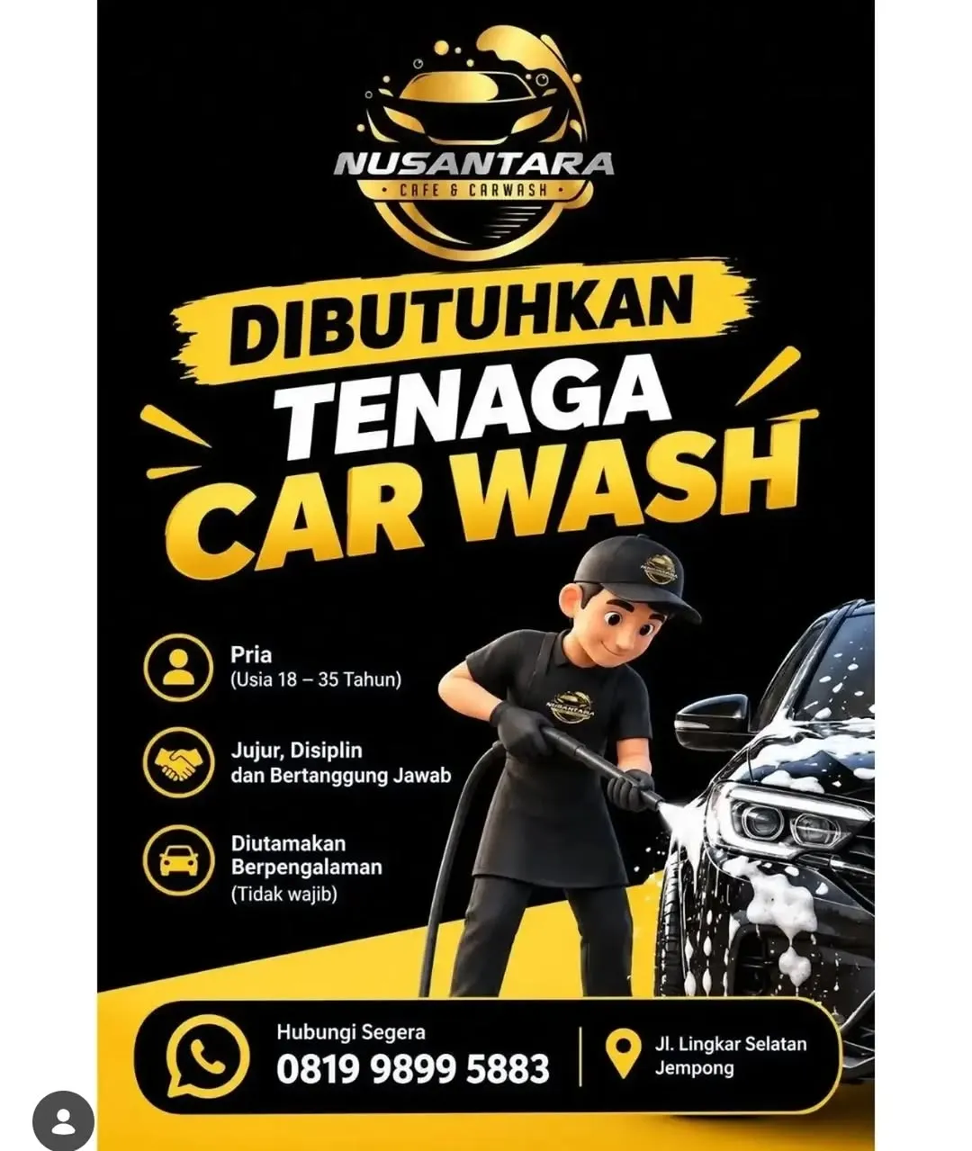 Logo Nusantara Cafe & Carwash
