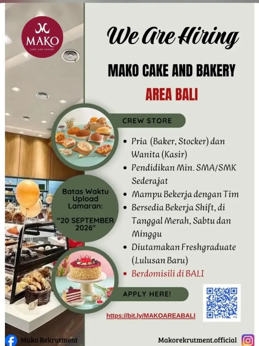 Logo MAKO Cake and Bakery