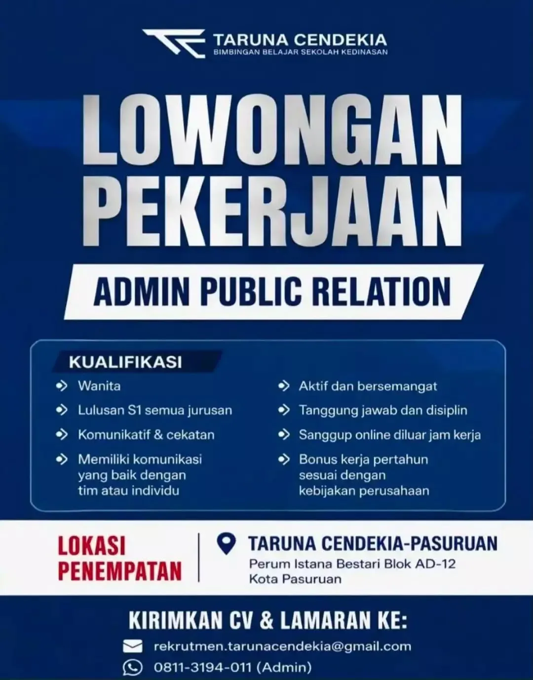 Logo TARUNA CENDEKIA