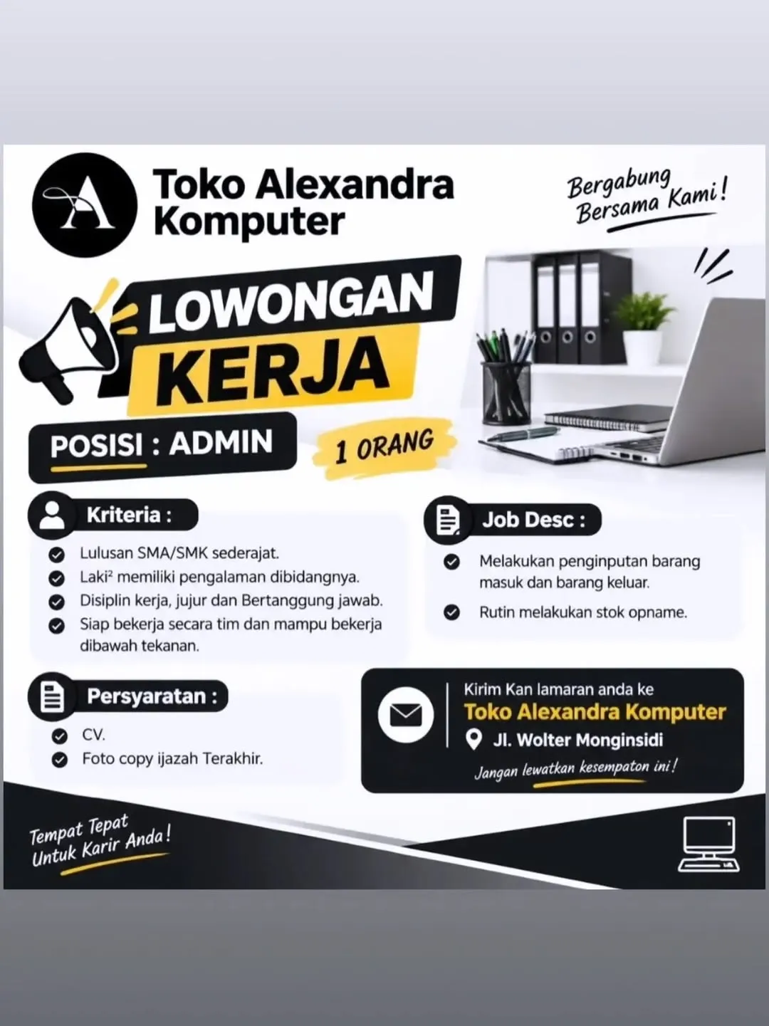 Logo Toko Alexandra Komputer