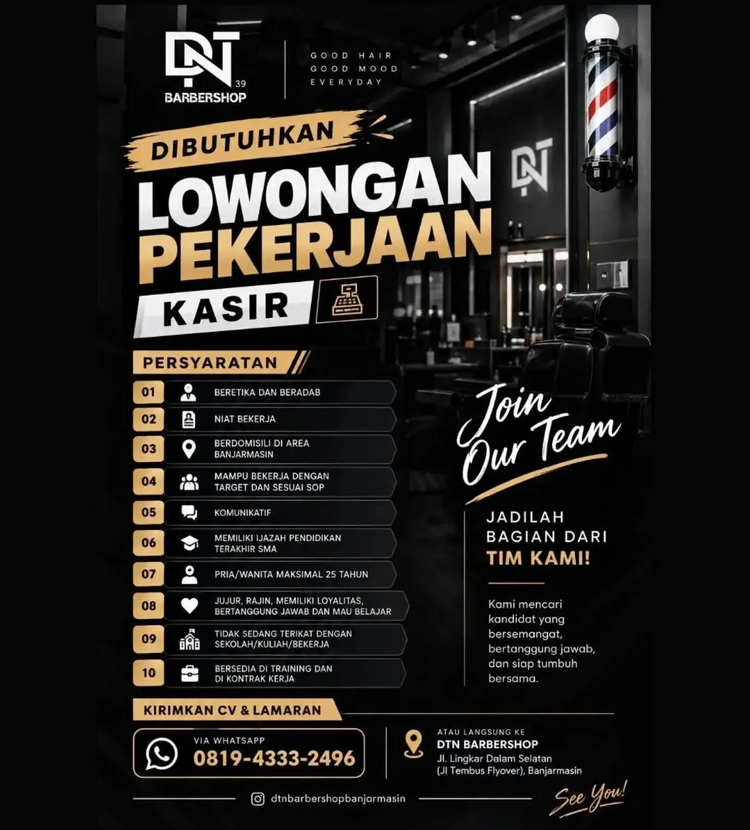 Logo DTN Barbershop