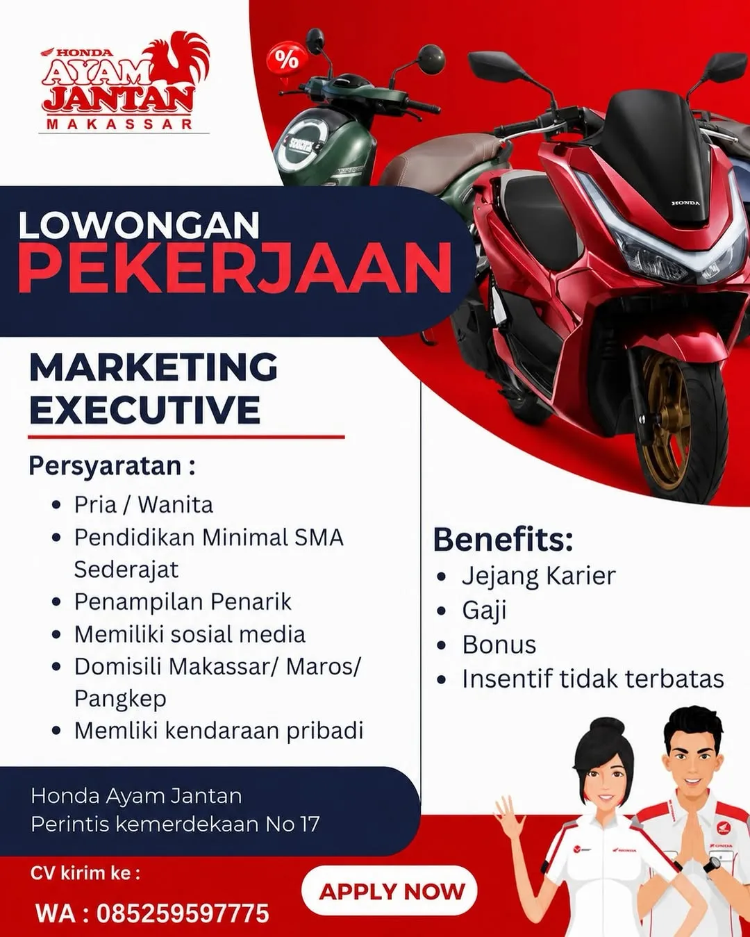 Logo Honda Ayam Jantan