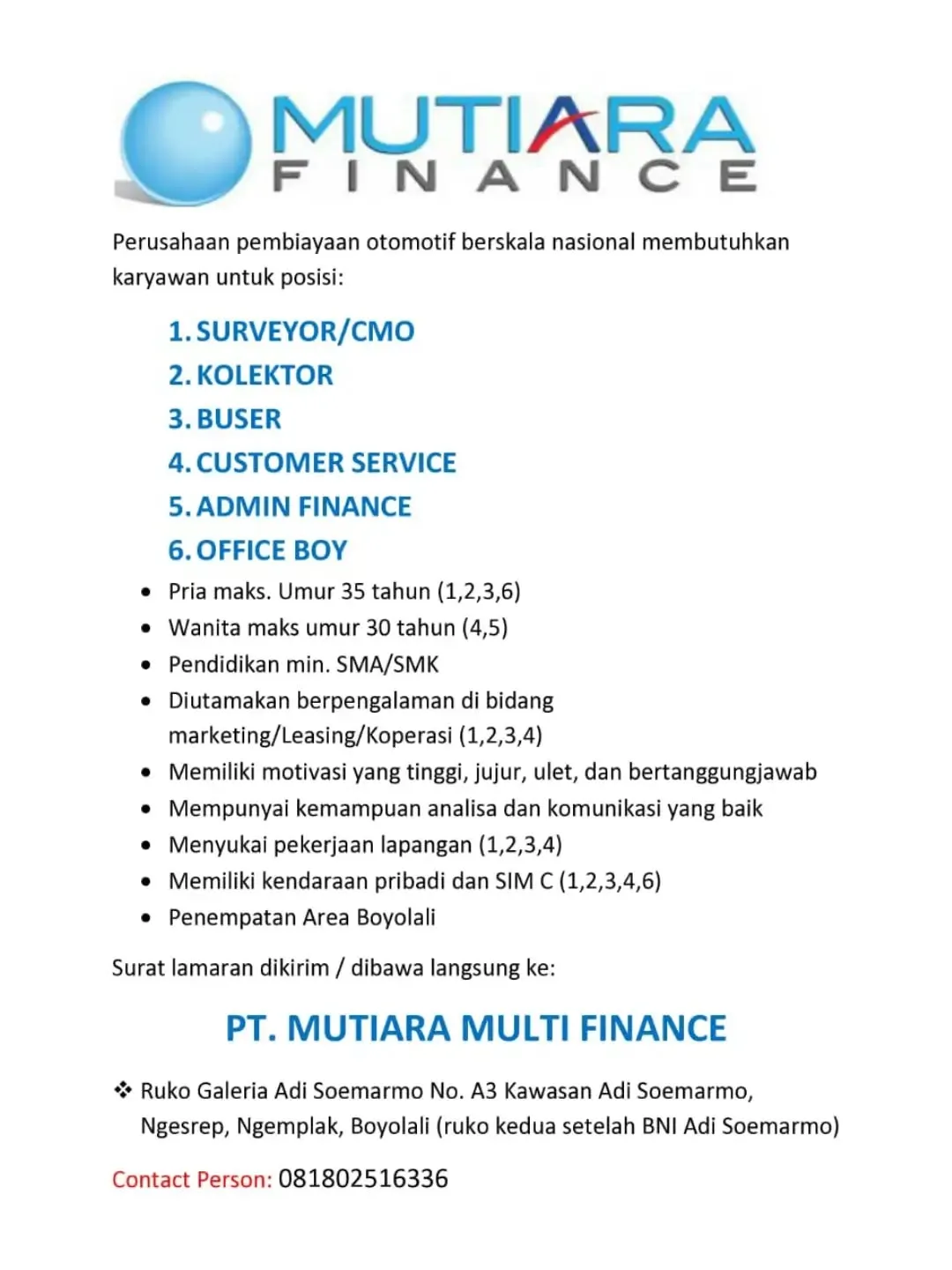 Logo PT. Mutiara Multi Finance