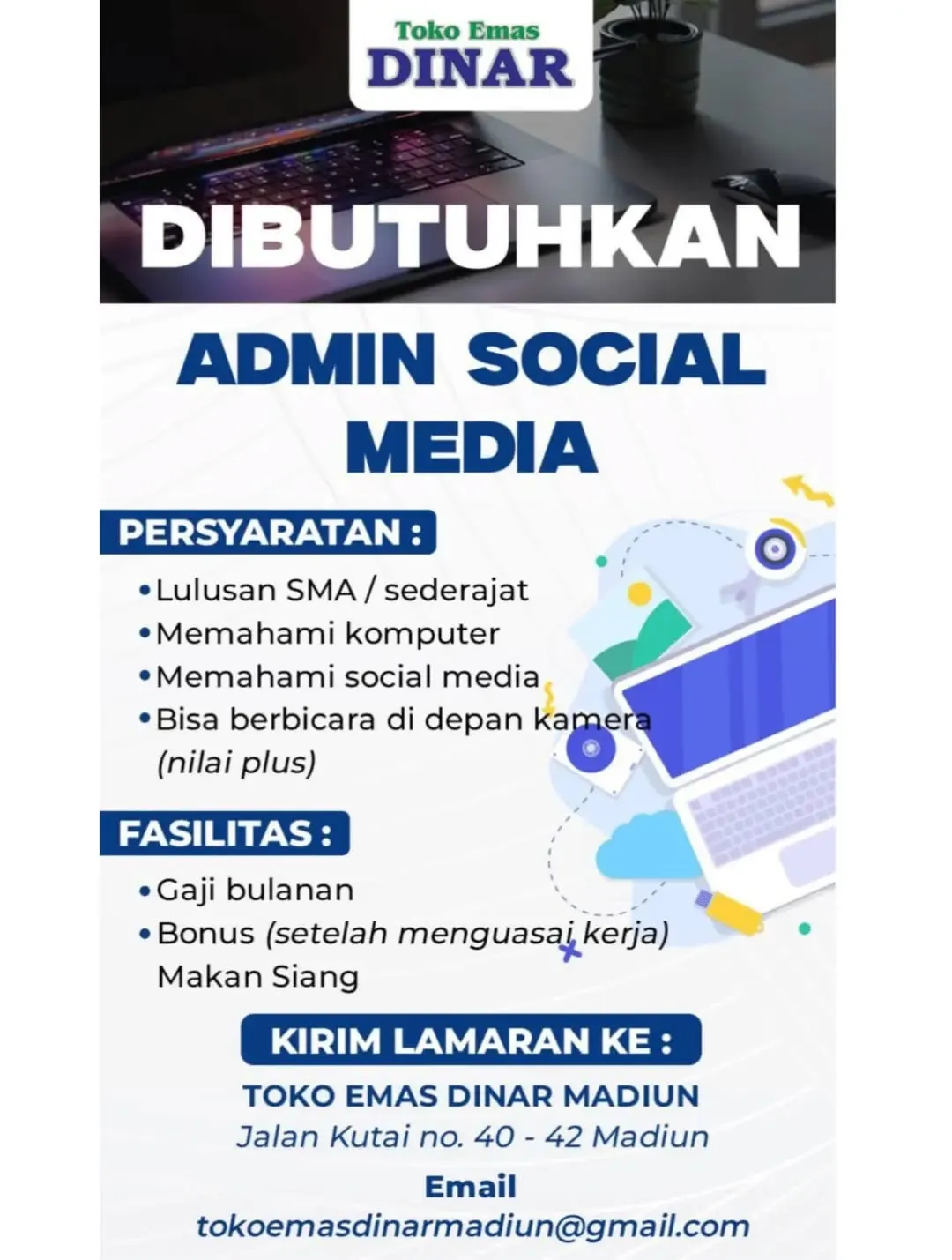 Logo Toko Emas Dinar Madiun