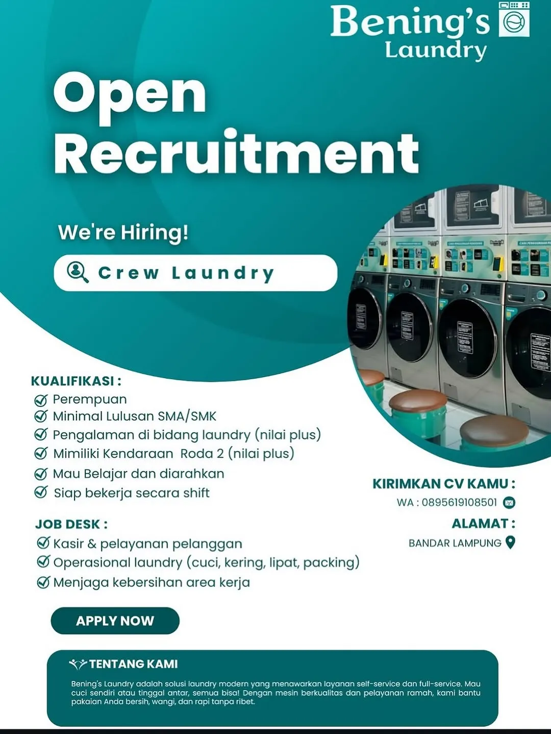 Logo Bening's Laundry