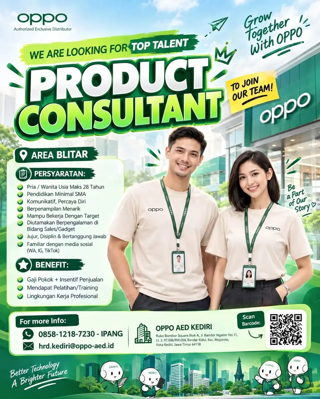 Logo OPPO AED KEDIRI