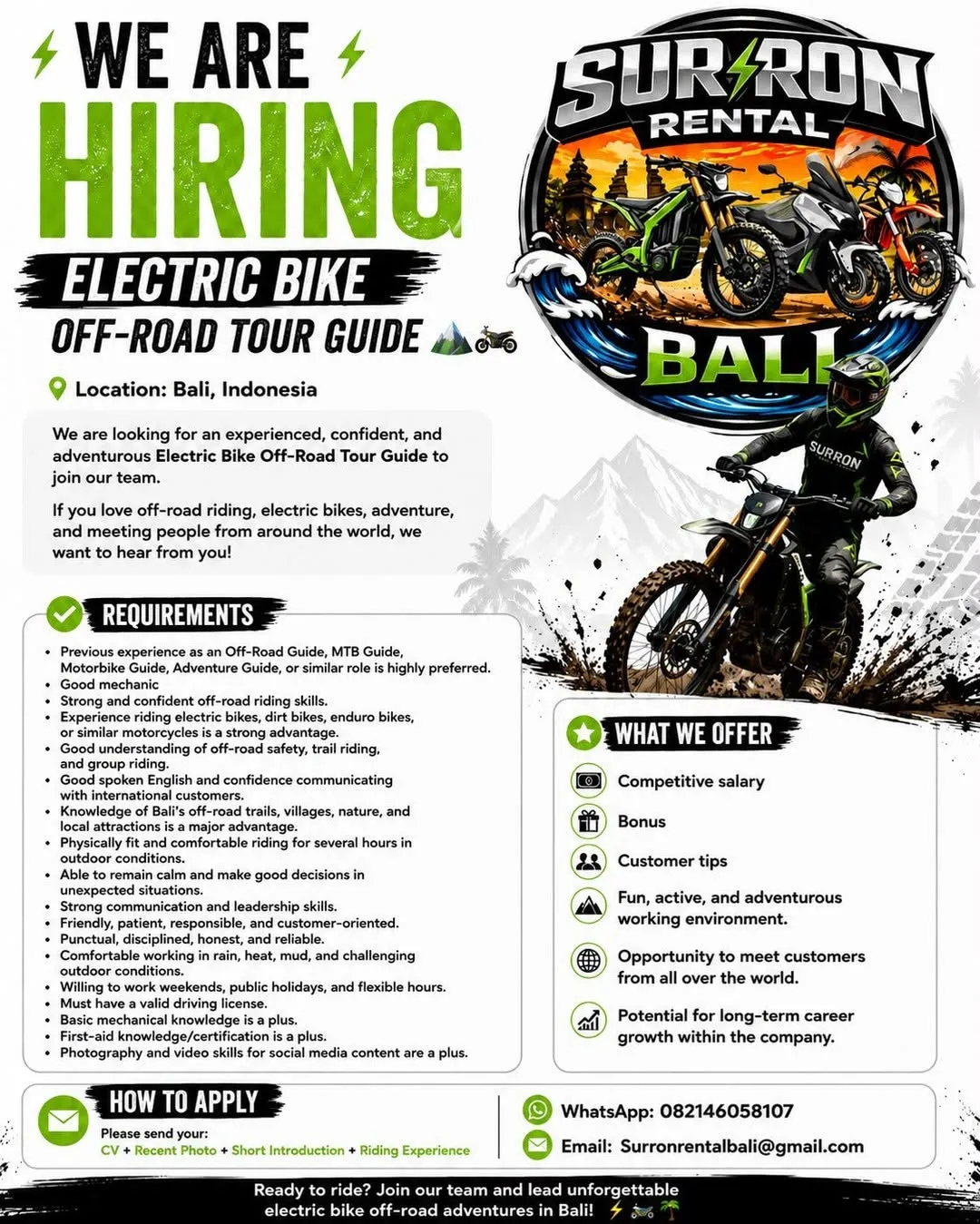 Logo SurRon Rental Bali
