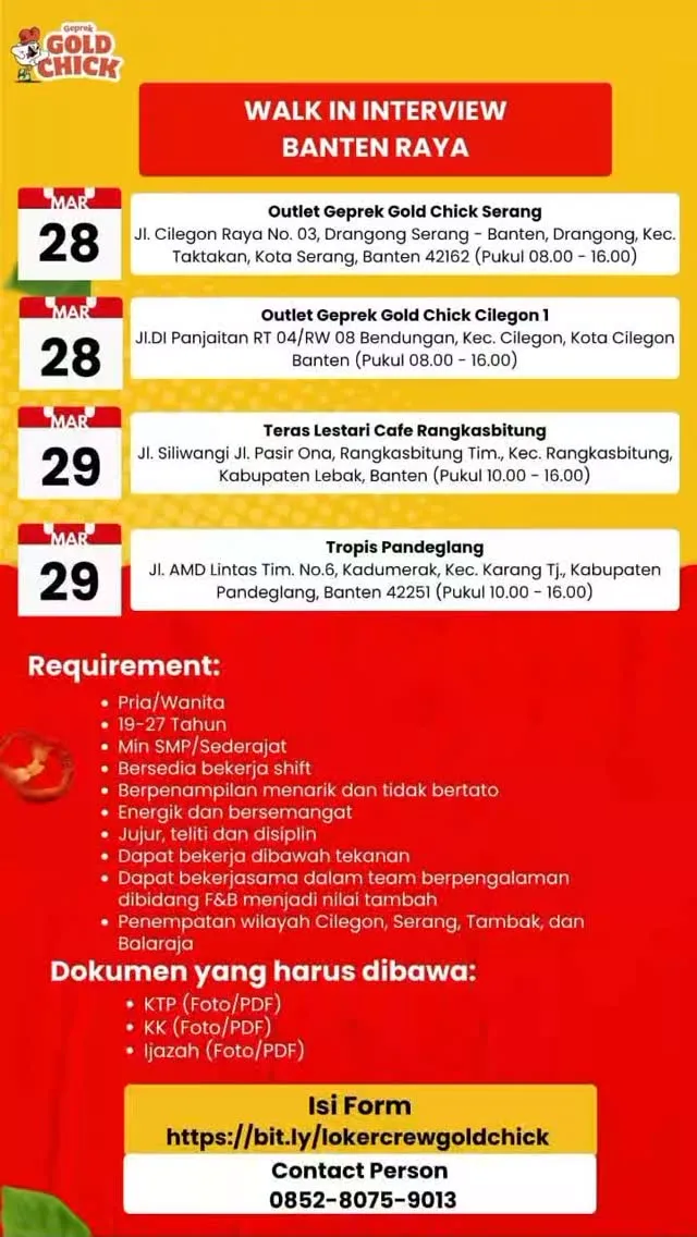 Logo Geprek Gold Chick