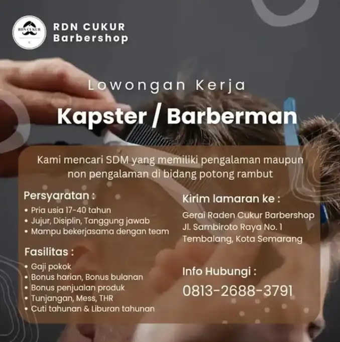 Logo RDN CUKUR Barbershop