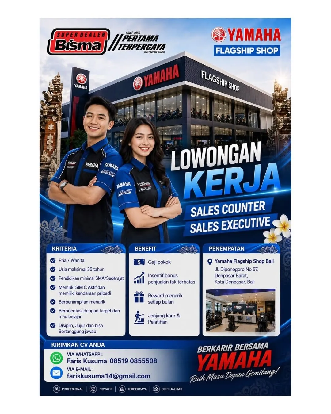 Logo Yamaha Flagship Shop Bali