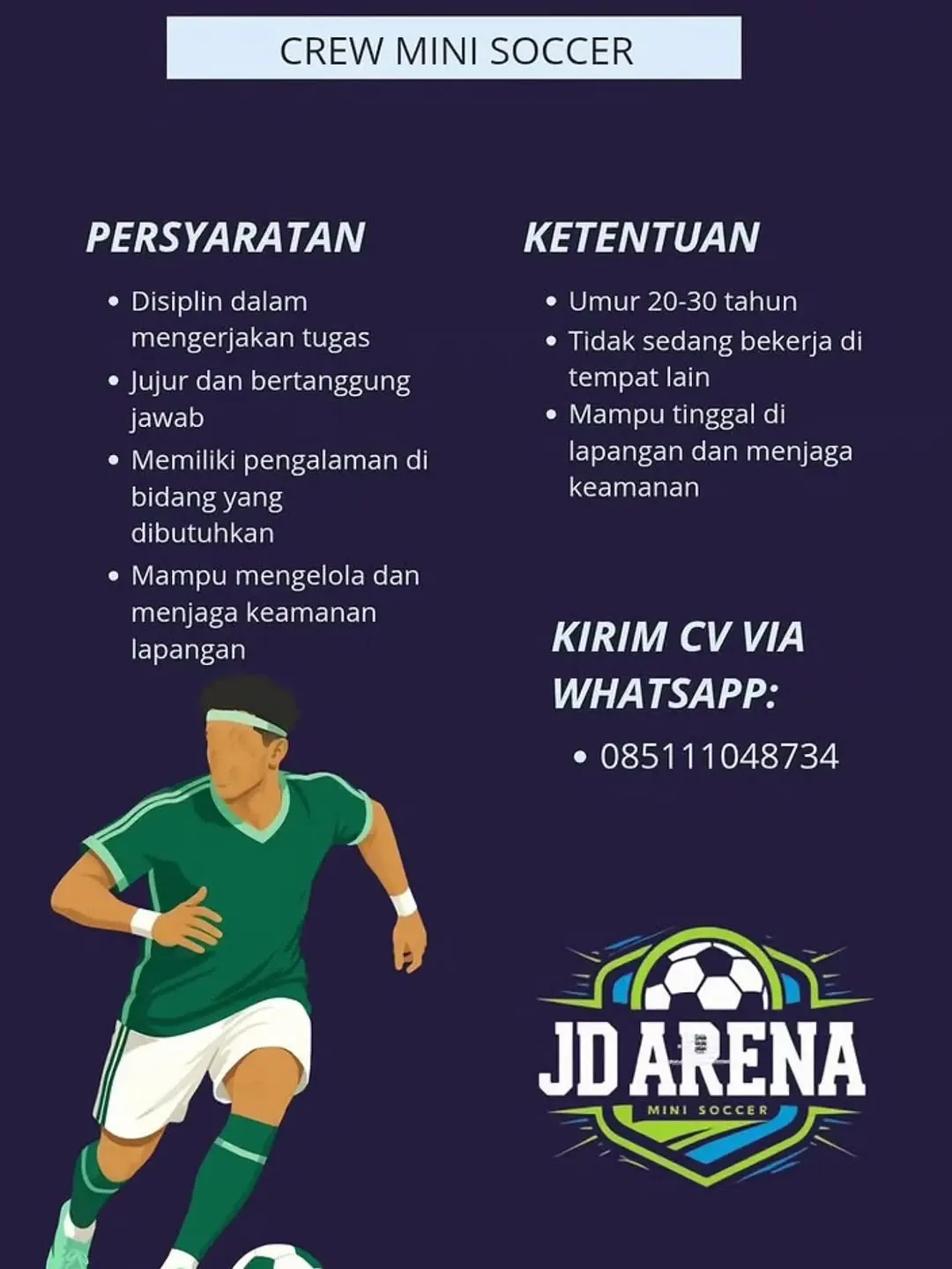 Logo JD Arena Mini Soccer
