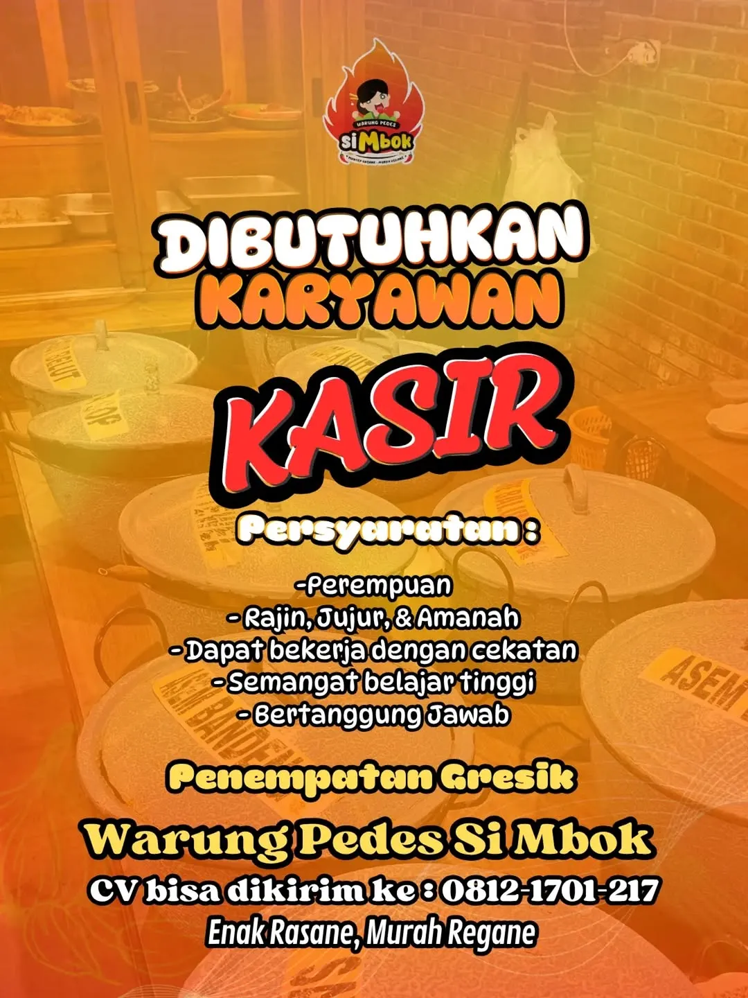 Logo Warung Pedes Si Mbok