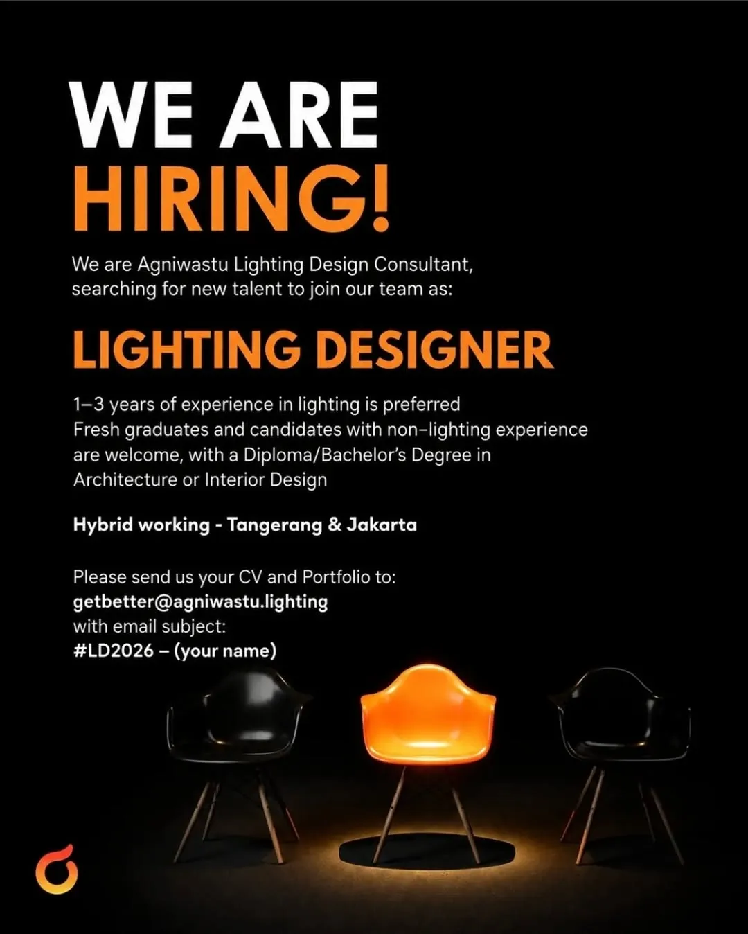 Logo AgniWastu Lighting Design Consultant