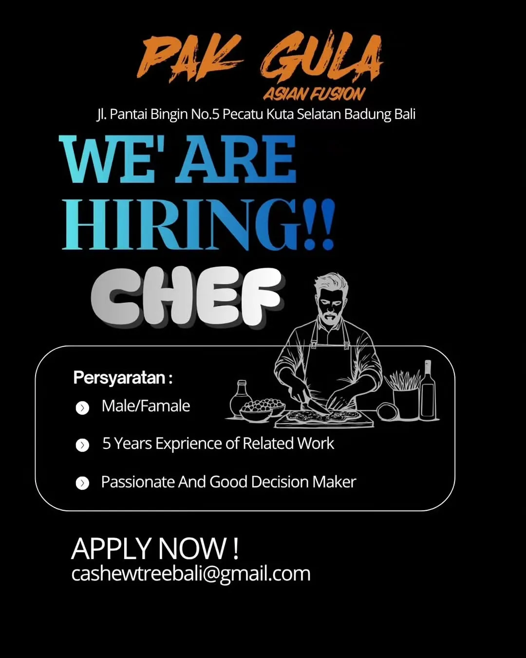 Logo Pak Gula Asian Fusion