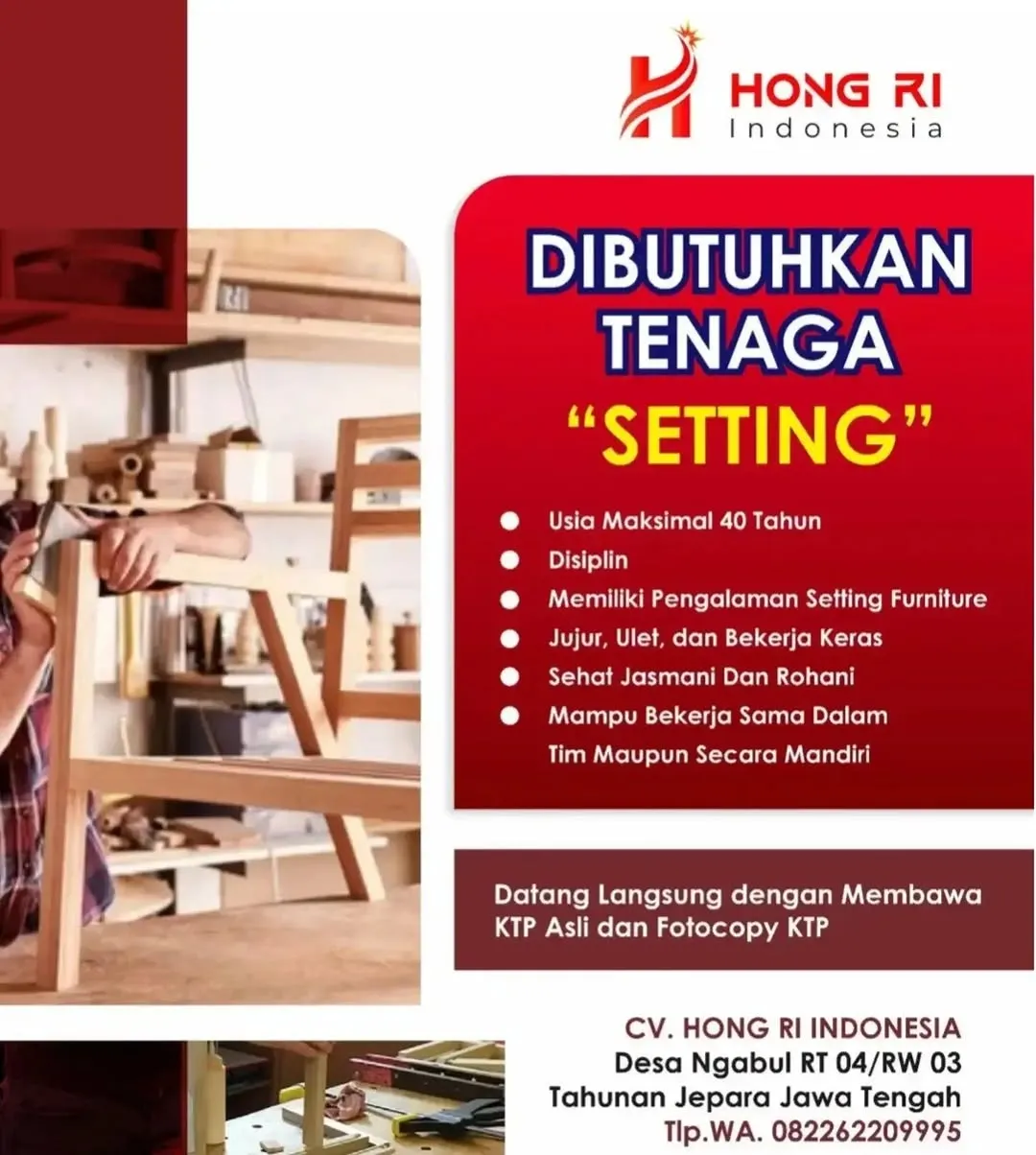 Logo CV. HONG RI INDONESIA
