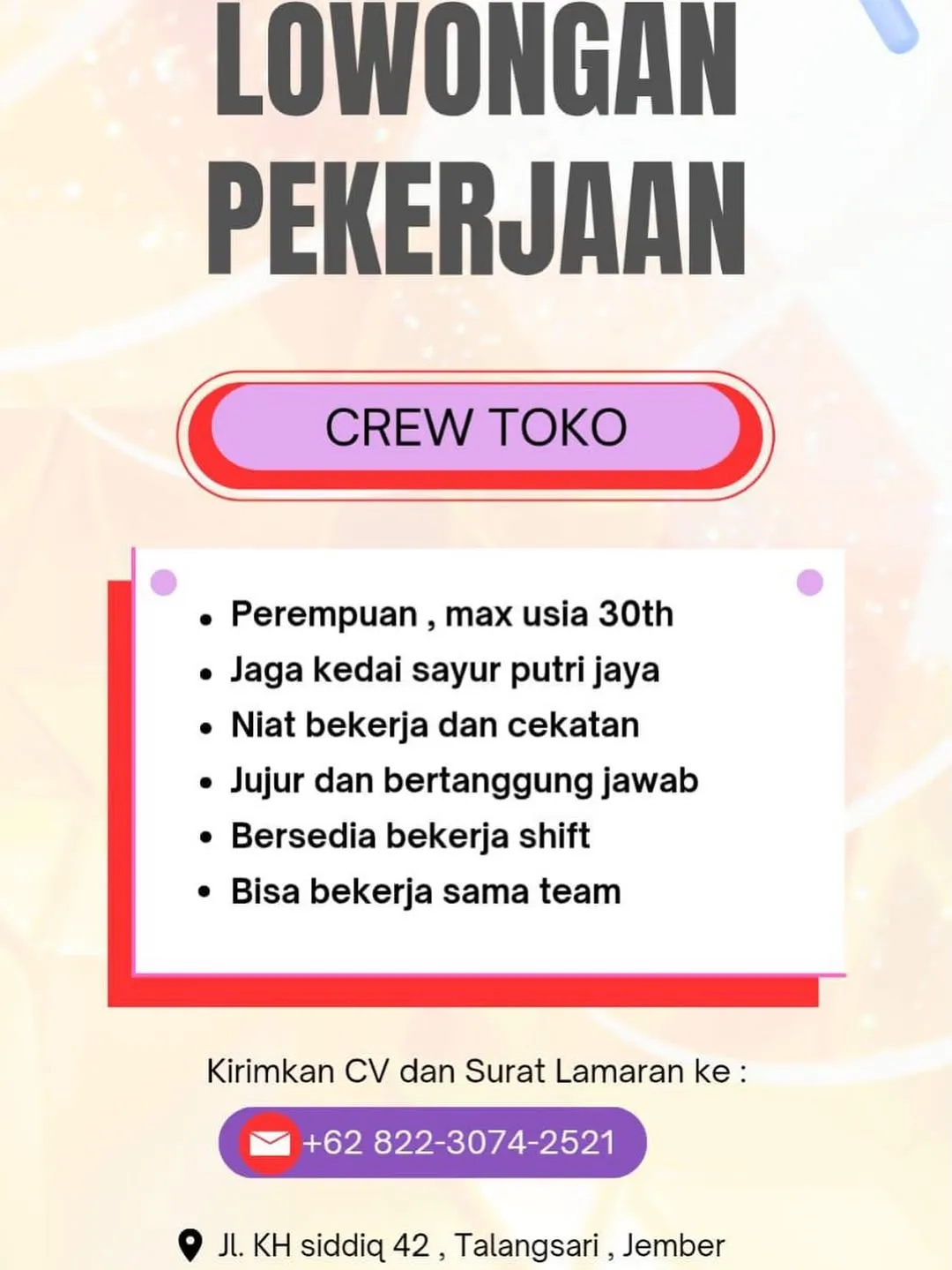Logo Kedai Sayur Putri Jaya