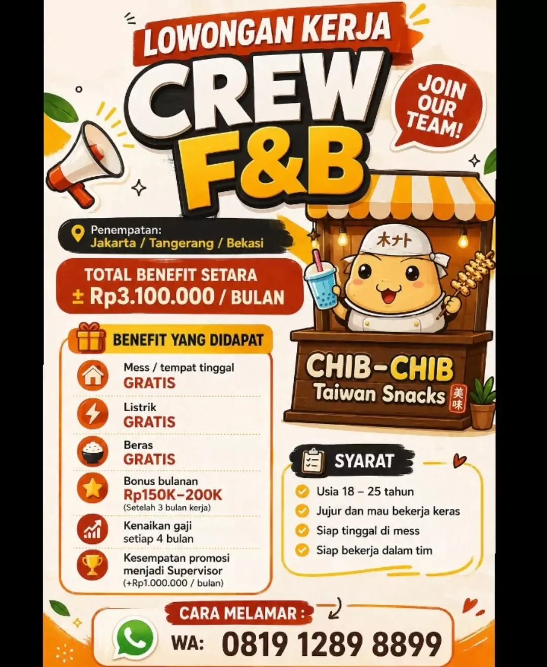Logo Chib-Chib Taiwan Snacks