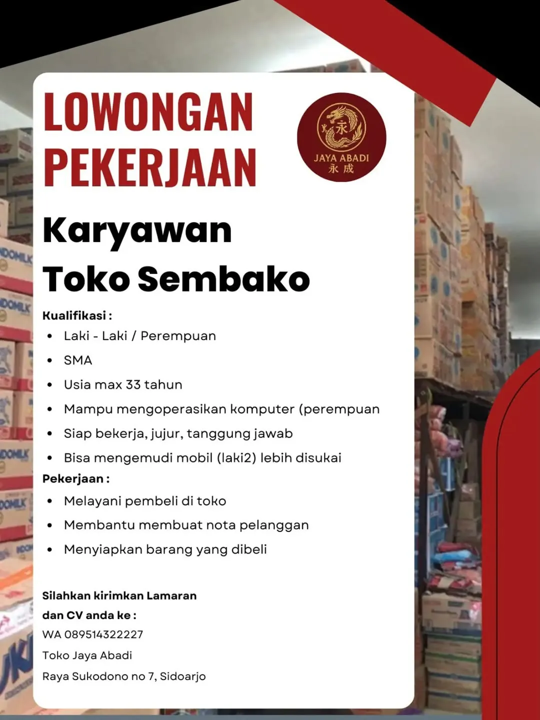 Logo Toko Jaya Abadi