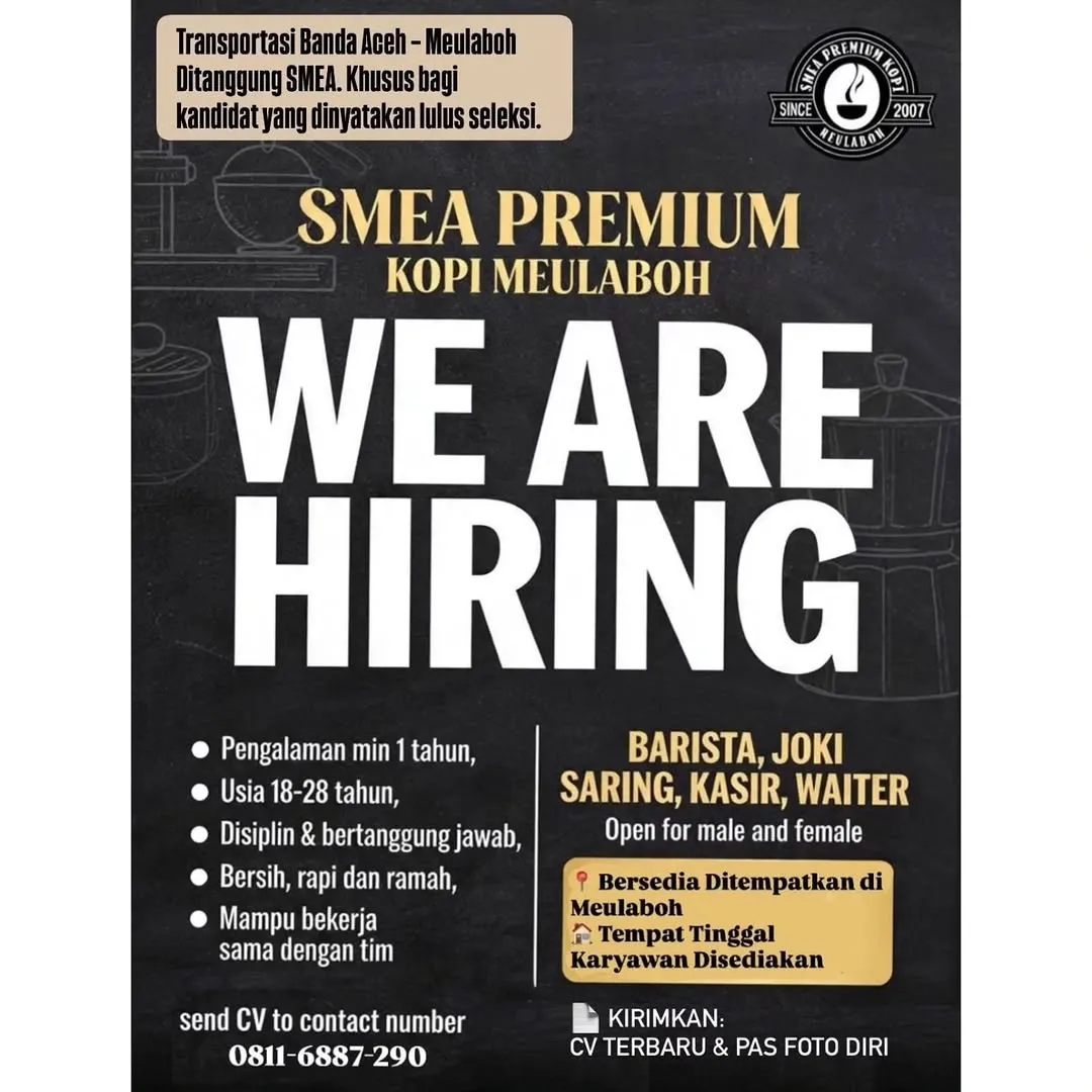 Logo SMEA Premium Kopi Meulaboh