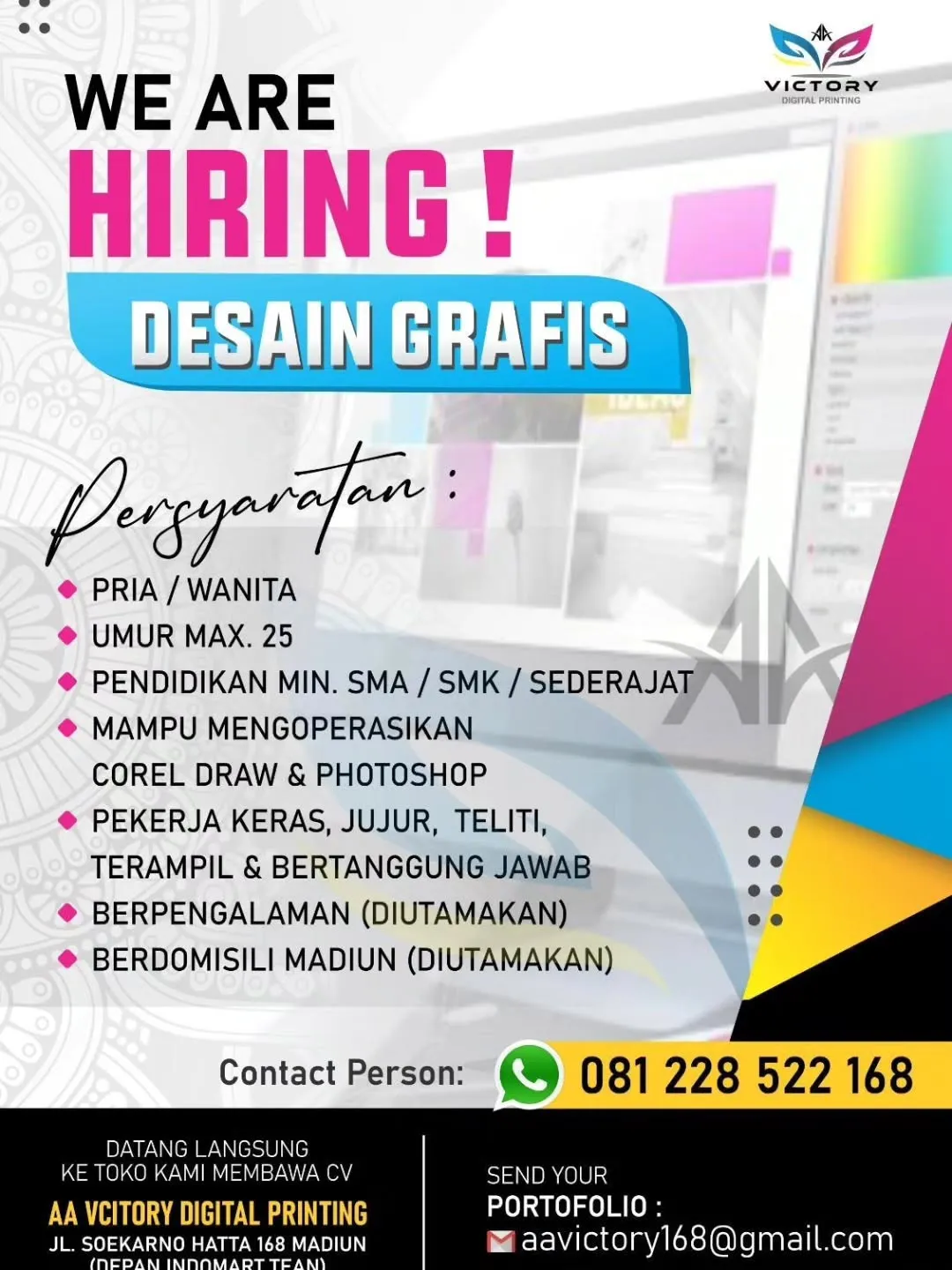 Logo AA Victory Digital Printing