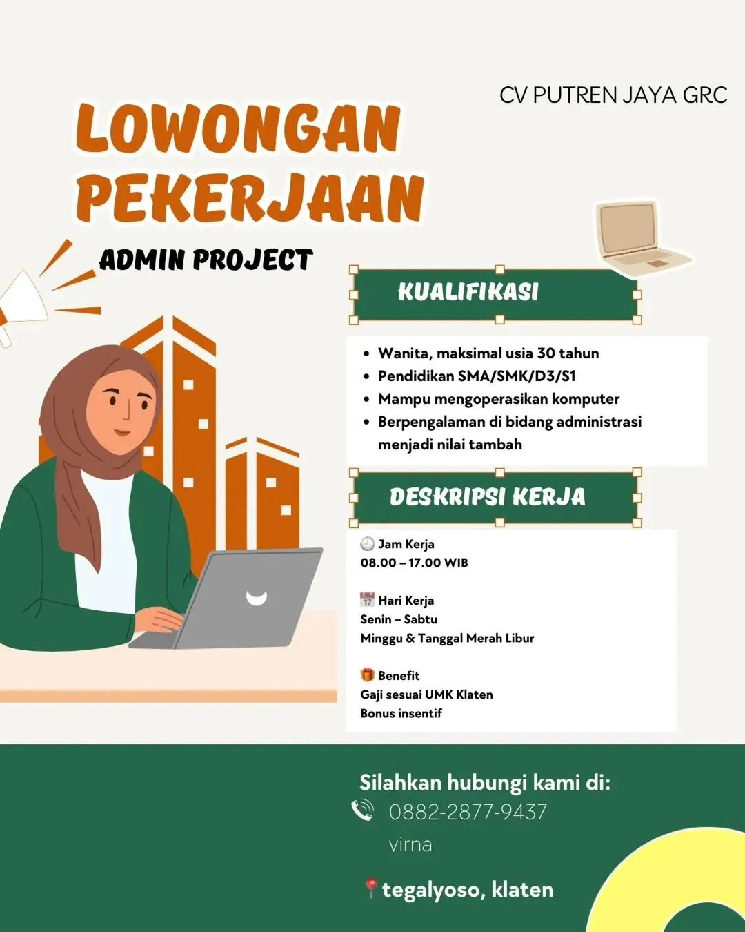 Logo CV PUTREN JAYA GRC