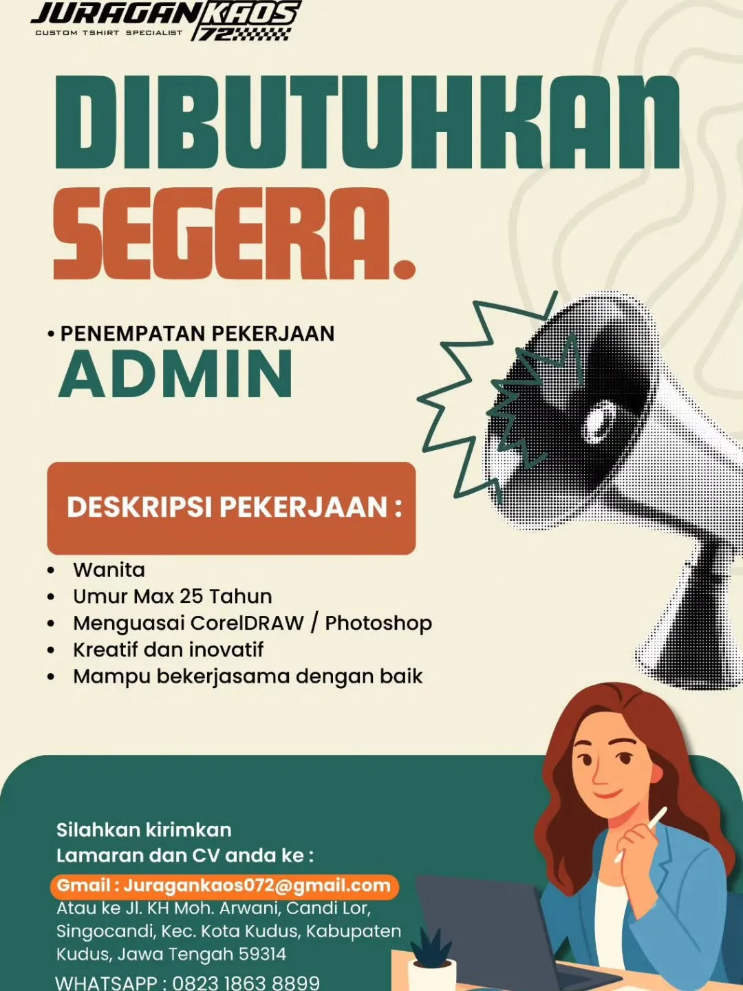Logo Juragan Kaos