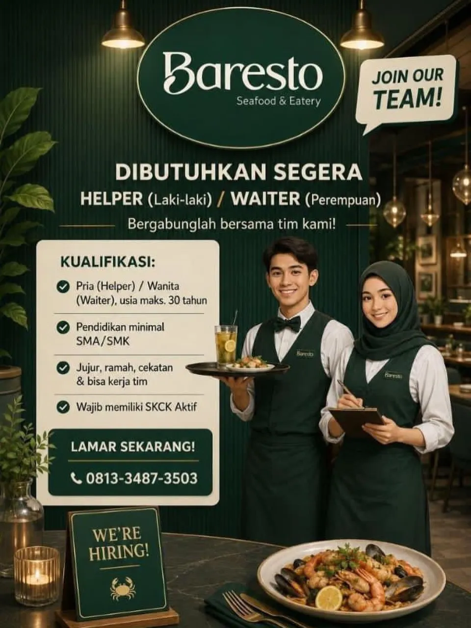 Logo Baresto Seafood & Eatery