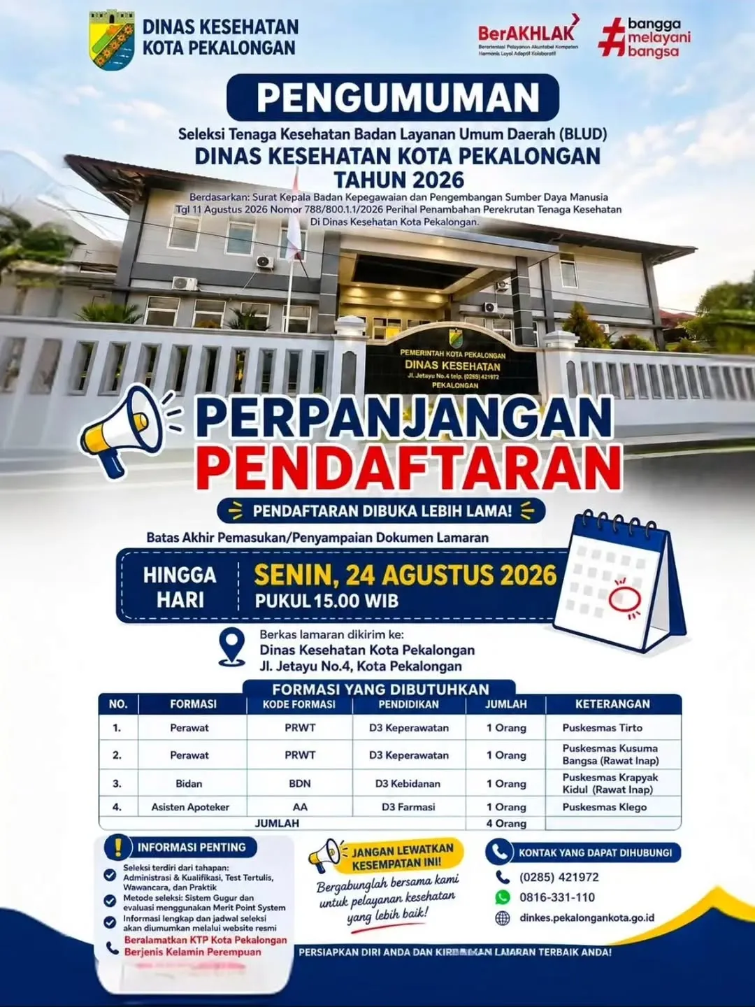 Logo Dinas Kesehatan Kota Pekalongan