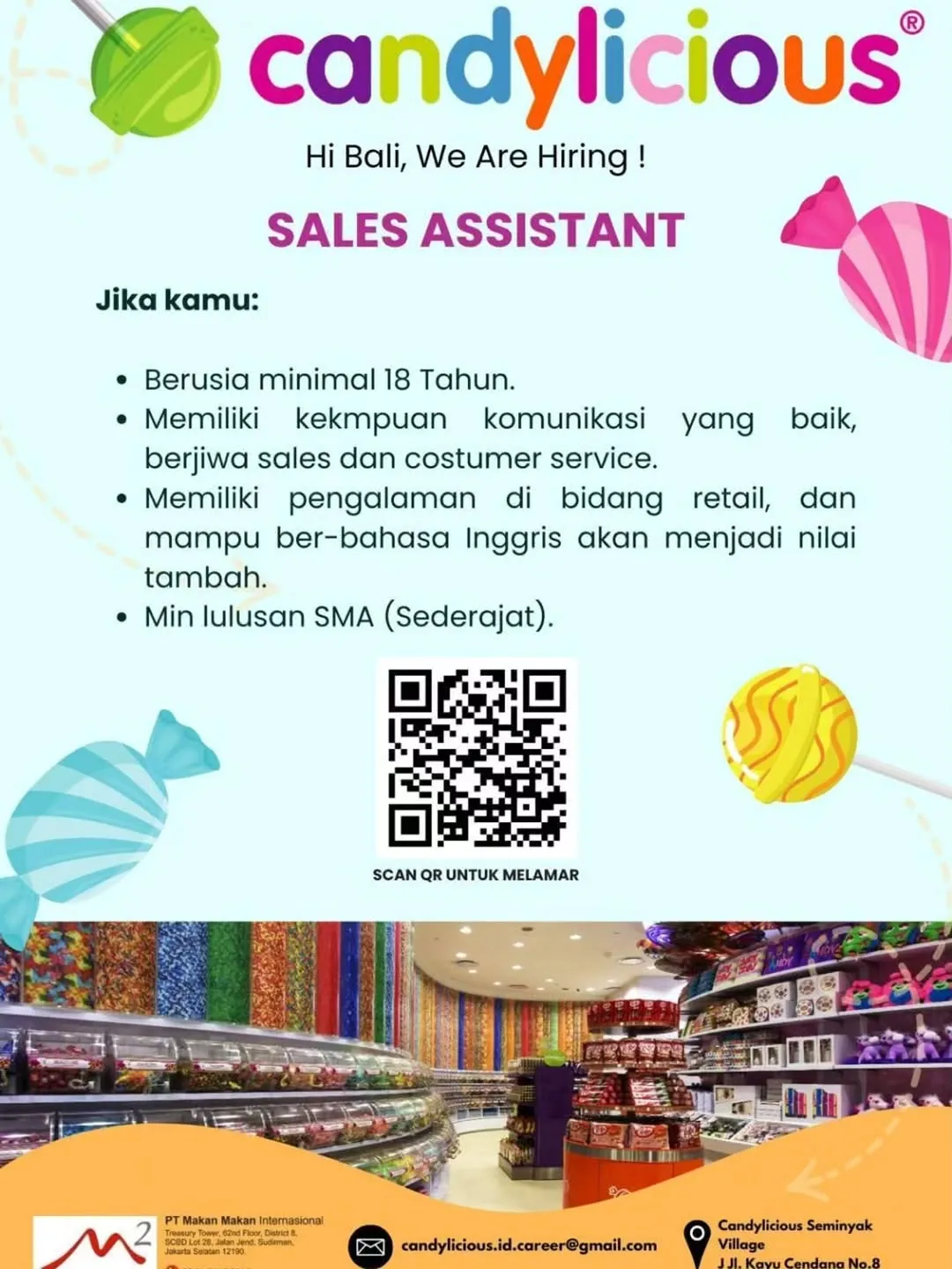 Logo Candylicious / PT Makan Makan Internasional
