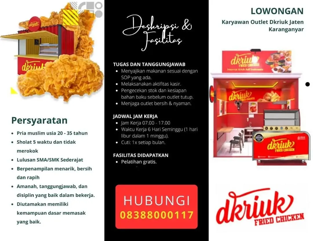 Logo DKriuk Fried Chicken