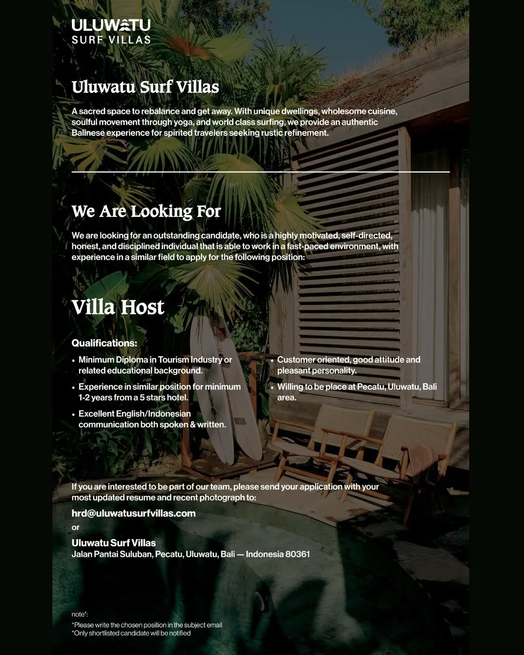 Logo Uluwatu Surf Villas