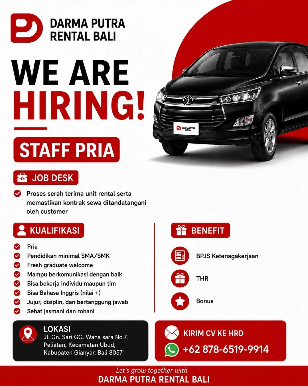 Logo Darma Putra Rental Bali