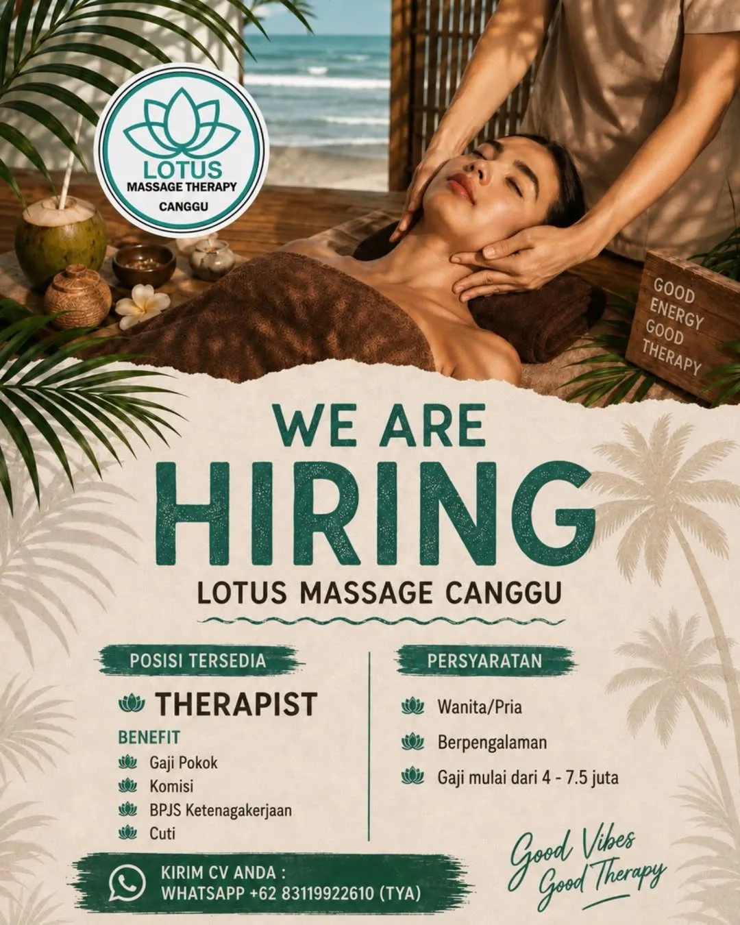 Logo LOTUS MASSAGE THERAPY CANGGU