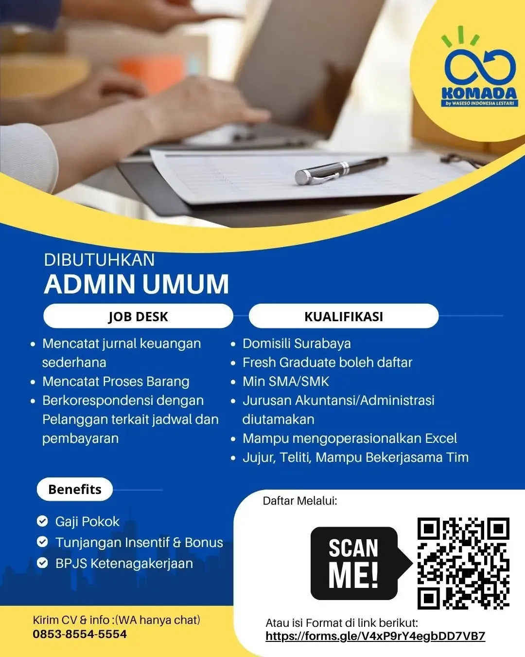 Logo KOMADA by WASESO INDONESIA LESTARI