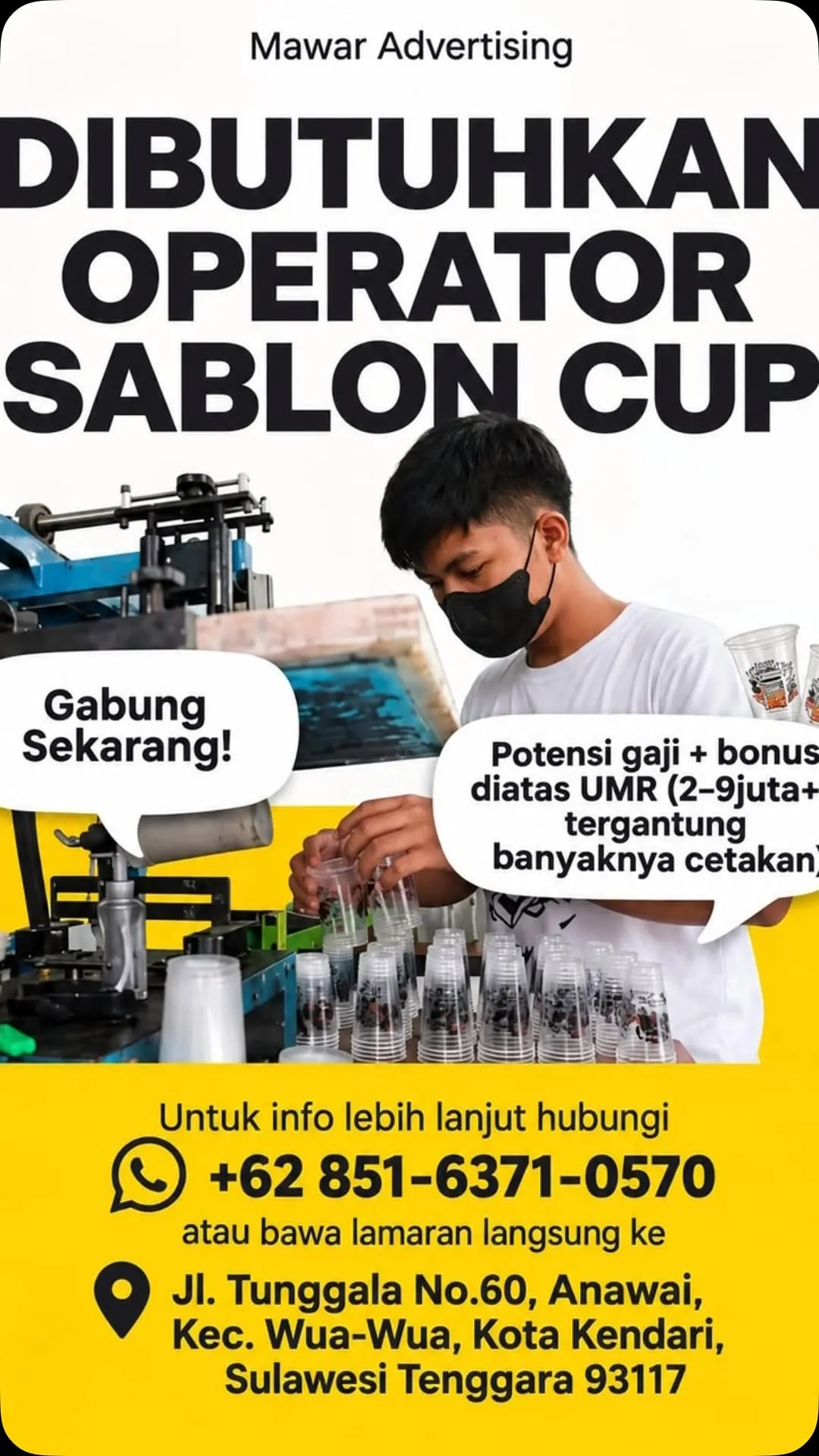 Logo Mawar Advertising