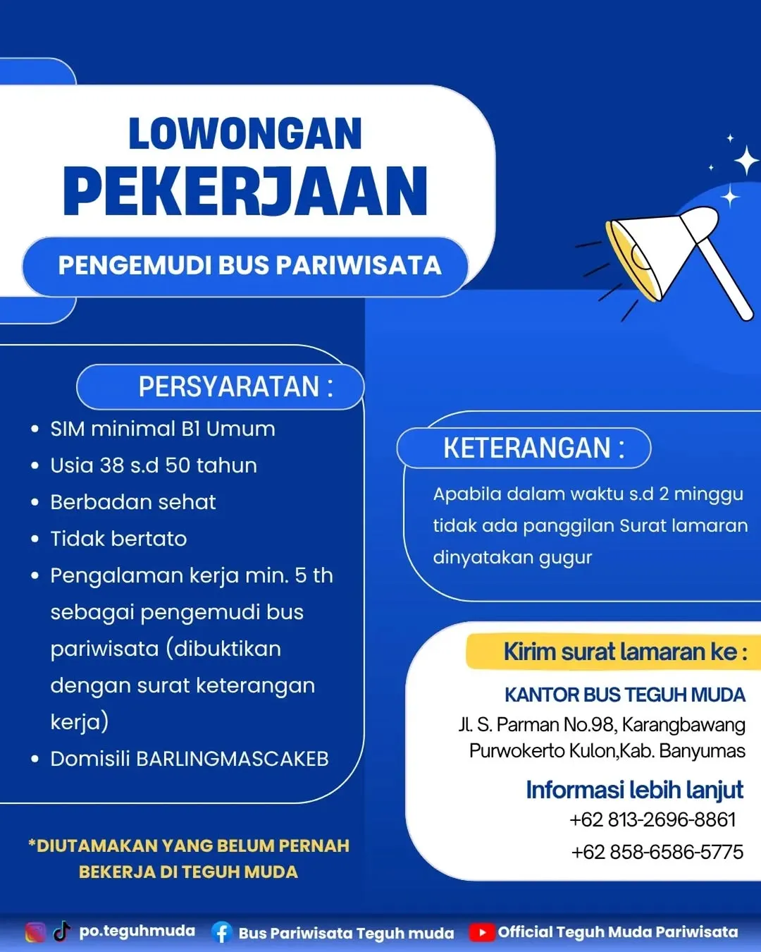 Logo Bus Pariwisata Teguh Muda