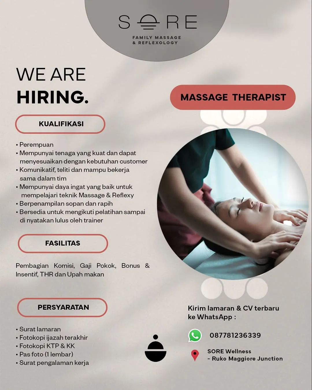 Logo Sore Family Massage & Reflexology