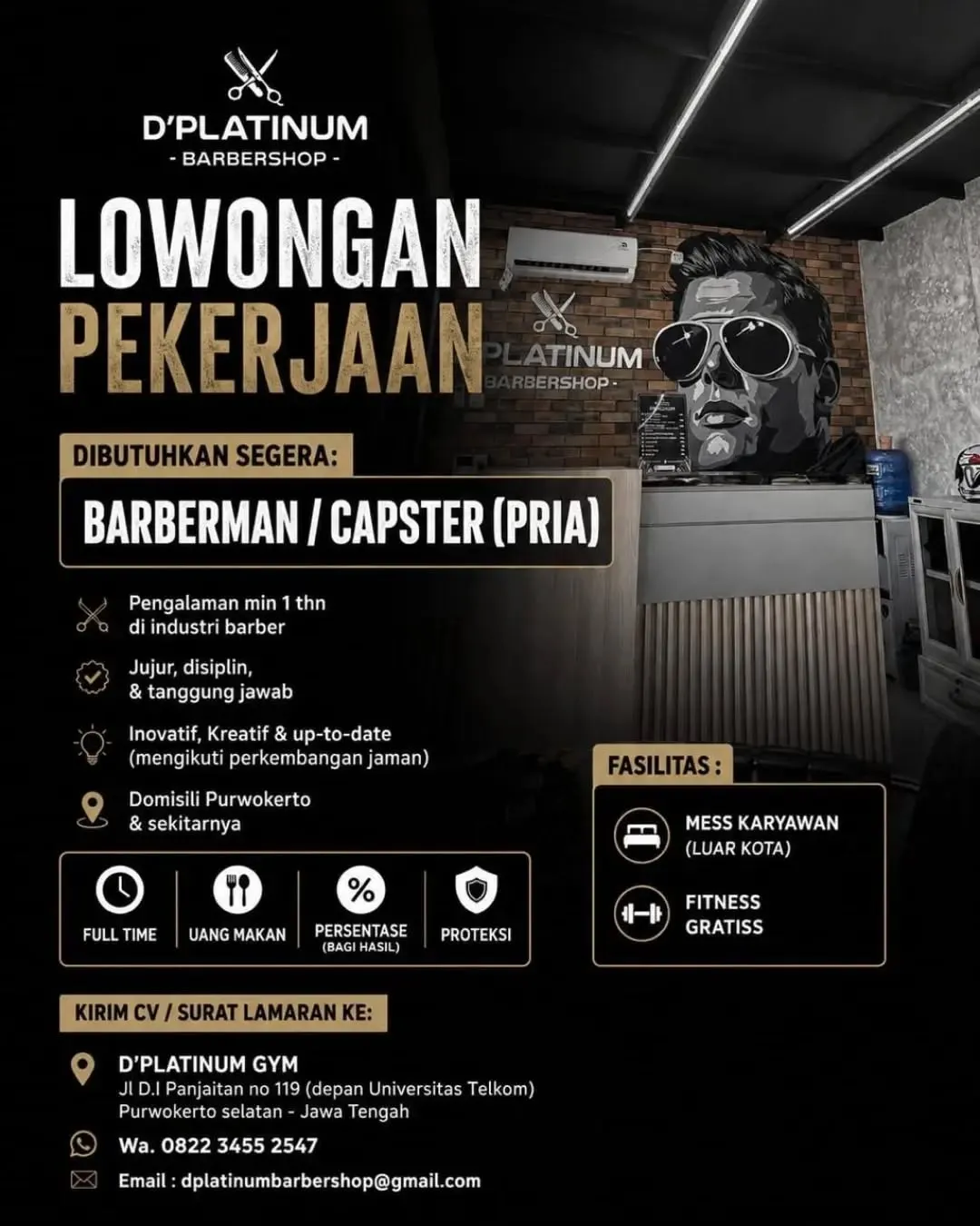 Logo D'Platinum Barbershop