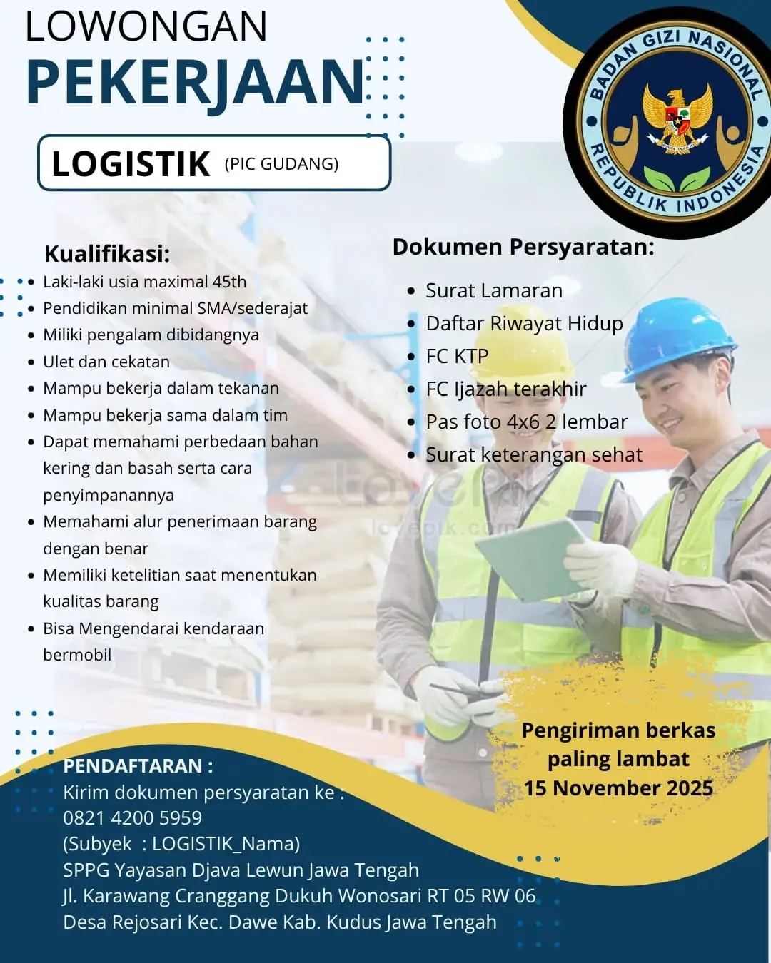 Logo SPPG Yayasan Djawa Lewun Jawa Tengah