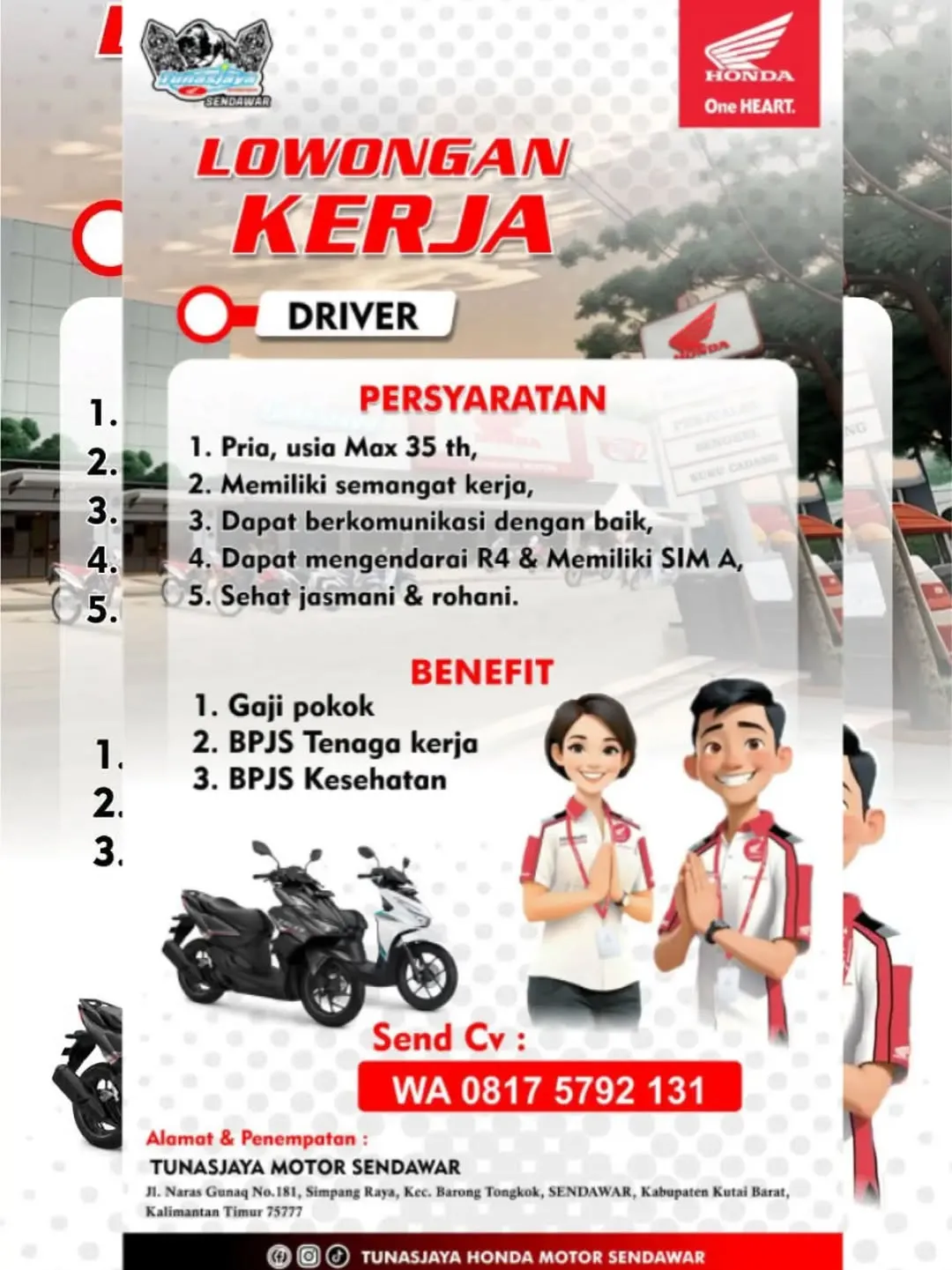 Logo Tunasjaya Motor Sendawar