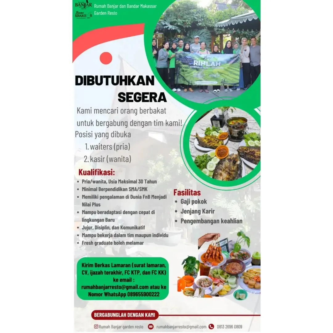 Logo Rumah Banjar dan Bandar Makassar Garden Resto